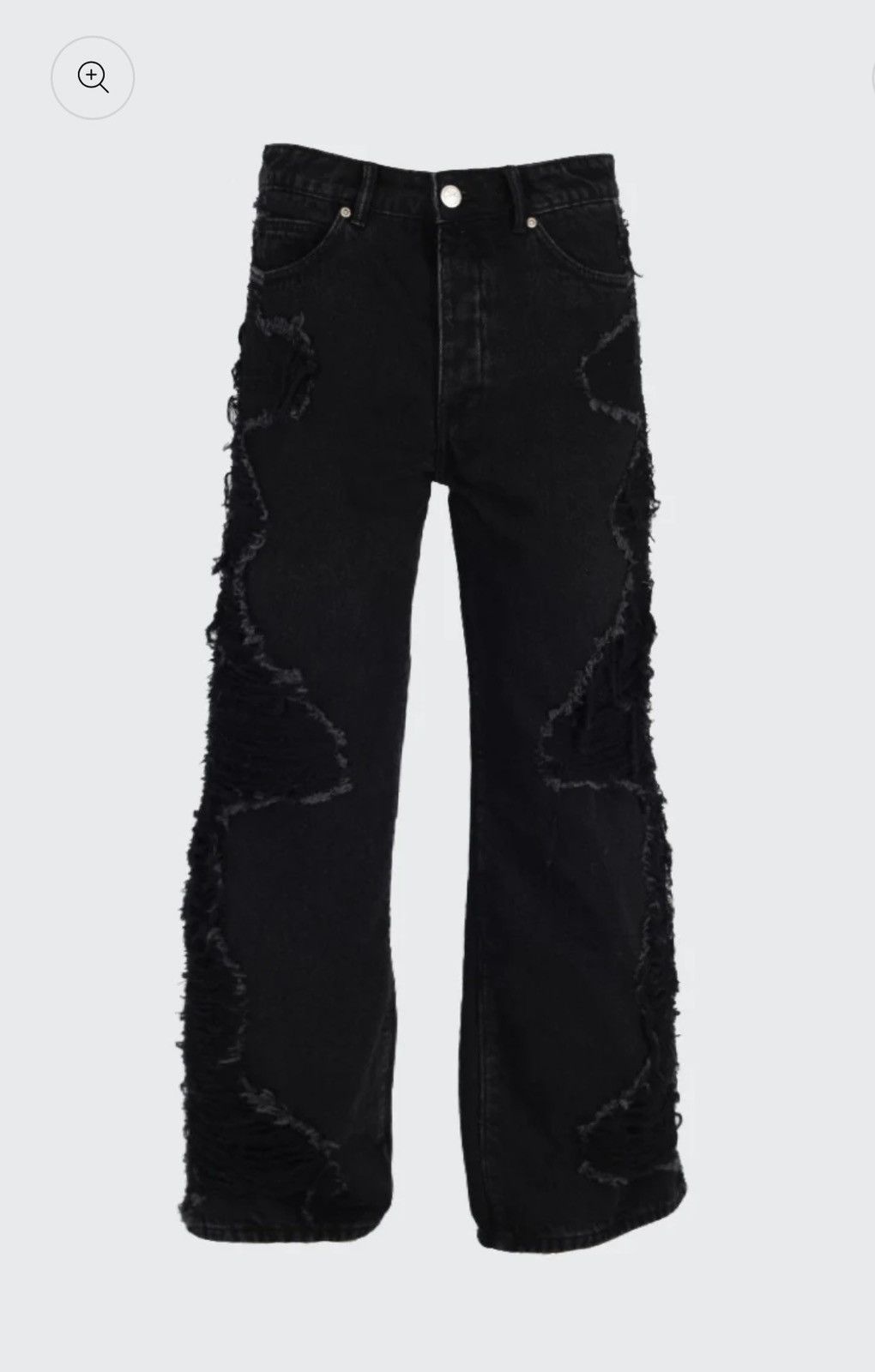 Designer × Japanese Brand × Vintage Faisean Dia black distressed perimeter denim jeans Size US 32 / EU 48 - 2 Thumbnail
