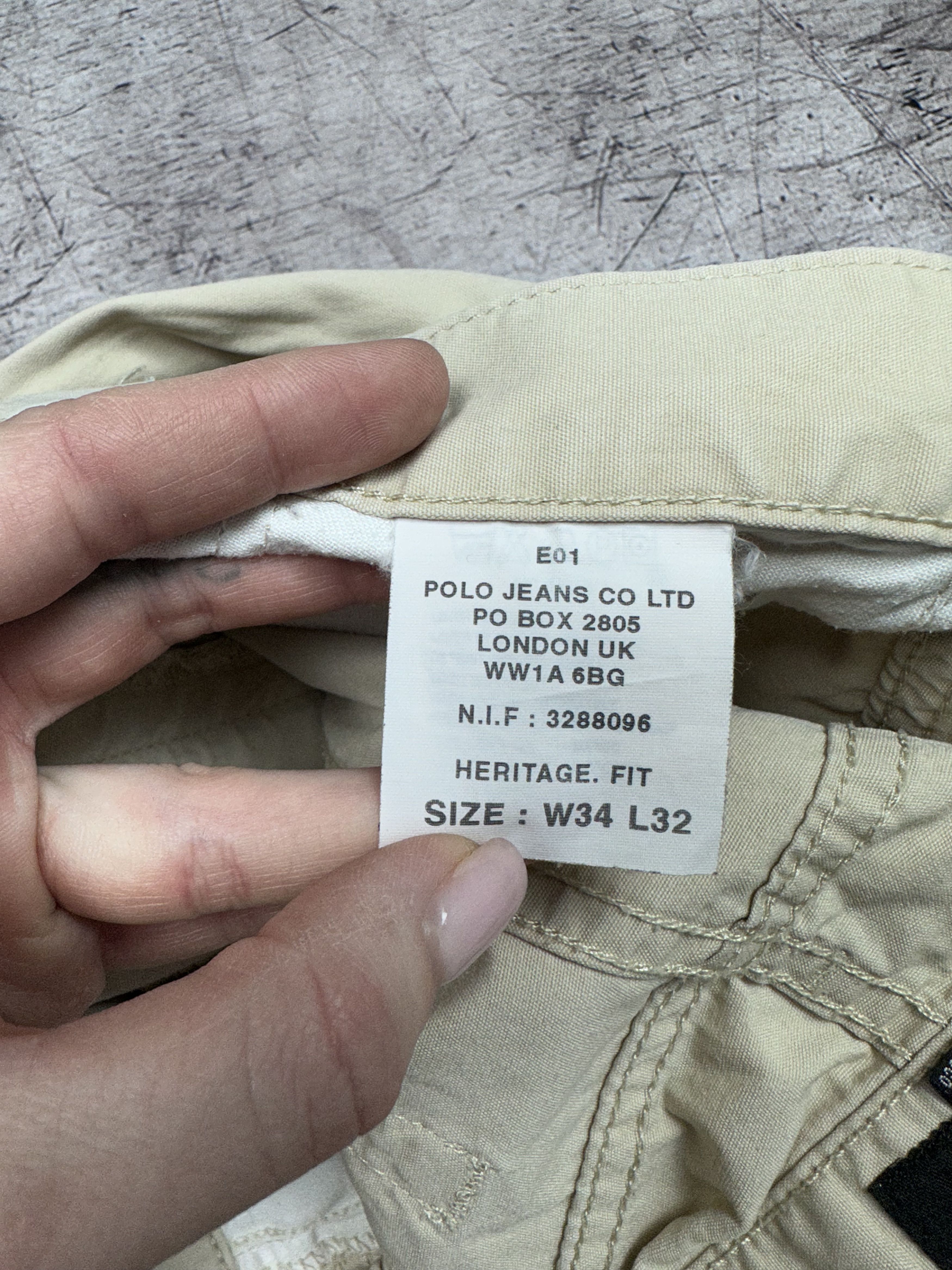 Lauren Ralph Lauren × Polo Ralph Lauren × Vintage Polo Ralph Lauren Jeans Co. Vintage Mens Chino Pants Size US 34 / EU 50 - 5 Thumbnail
