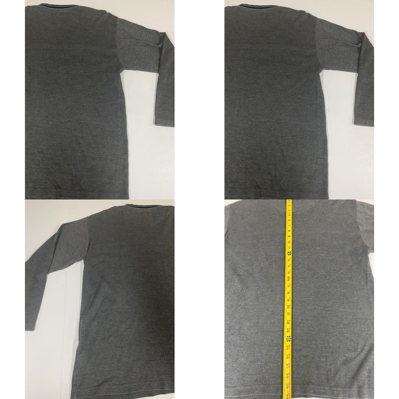 Vintage Ferruche Mens Sweater XL Gray Crewneck Pullover Knit Cashmere Cotton Chunky-Knit Logo 1/4 Zip Vintage No? Size US XL / EU 56 / 4 - 8 Thumbnail