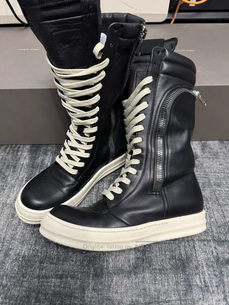 Rick Owens Rick Owens High-Top Knight Boots Size US 8.5 / IT 38.5 - 1 Thumbnail