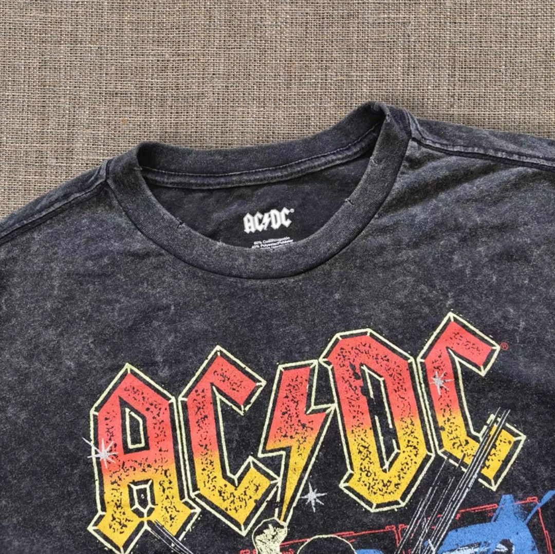 AC/DC × Band Tees ACDC Band Distressed Punk T-shirt Size US XXL / EU 58 / 5 - 3 Thumbnail
