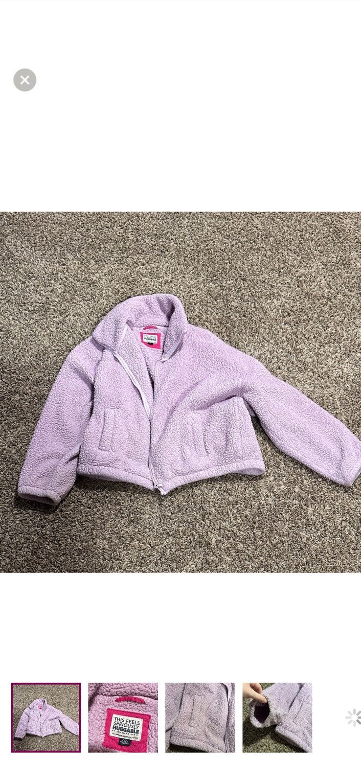 Other Purple fleece Size L / US 10 / IT 46 - 1 Thumbnail