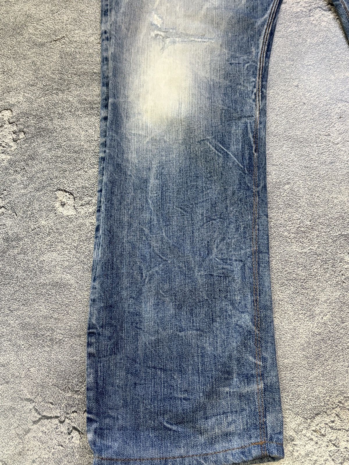 Diesel DIESEL Krooley Slim Carrot Distressed Blue Jeans W36 L34 Size US 36 / EU 52 - 16 Thumbnail
