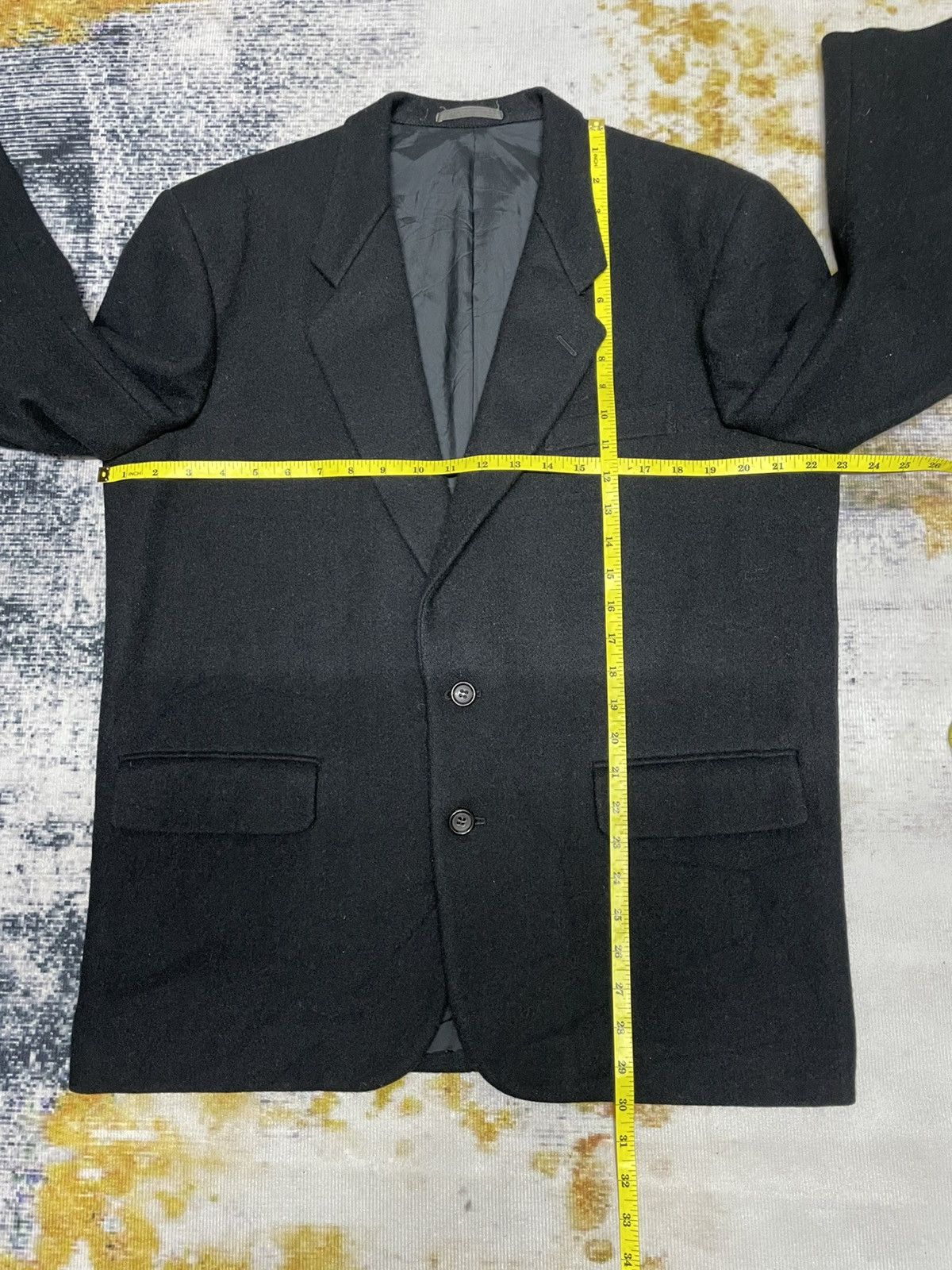 Comme des Garcons Vintage Comme Des Garcons Homme Wool Blazer Jacket Size US M / EU 48-50 / 2 - 10 Thumbnail