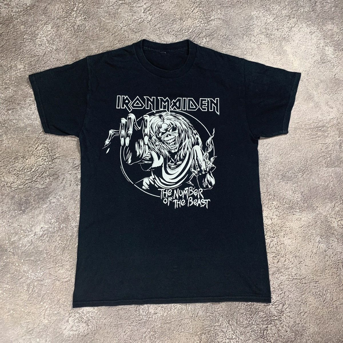 Vintage Vintage 90s Iron Maiden Band Tee Graphic Horror Punk Slim S Size US S / EU 44-46 / 1 - 1 Thumbnail