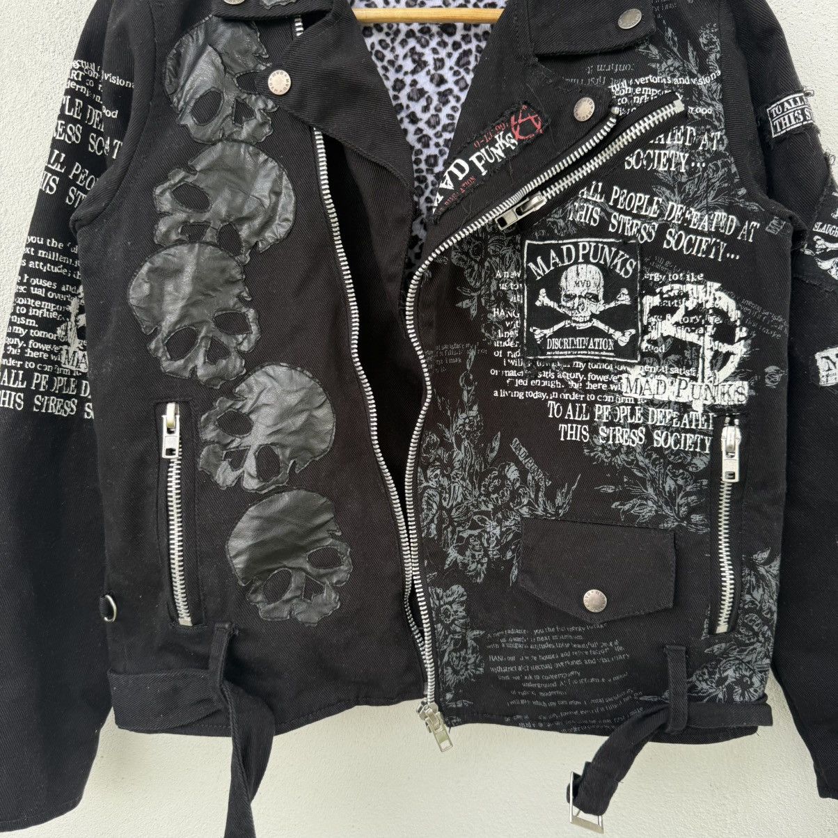Seditionaries Mad Punk Gothic Skull Cross Bondage y2k Jacket Size US L / EU 52-54 / 3 - 5 Thumbnail