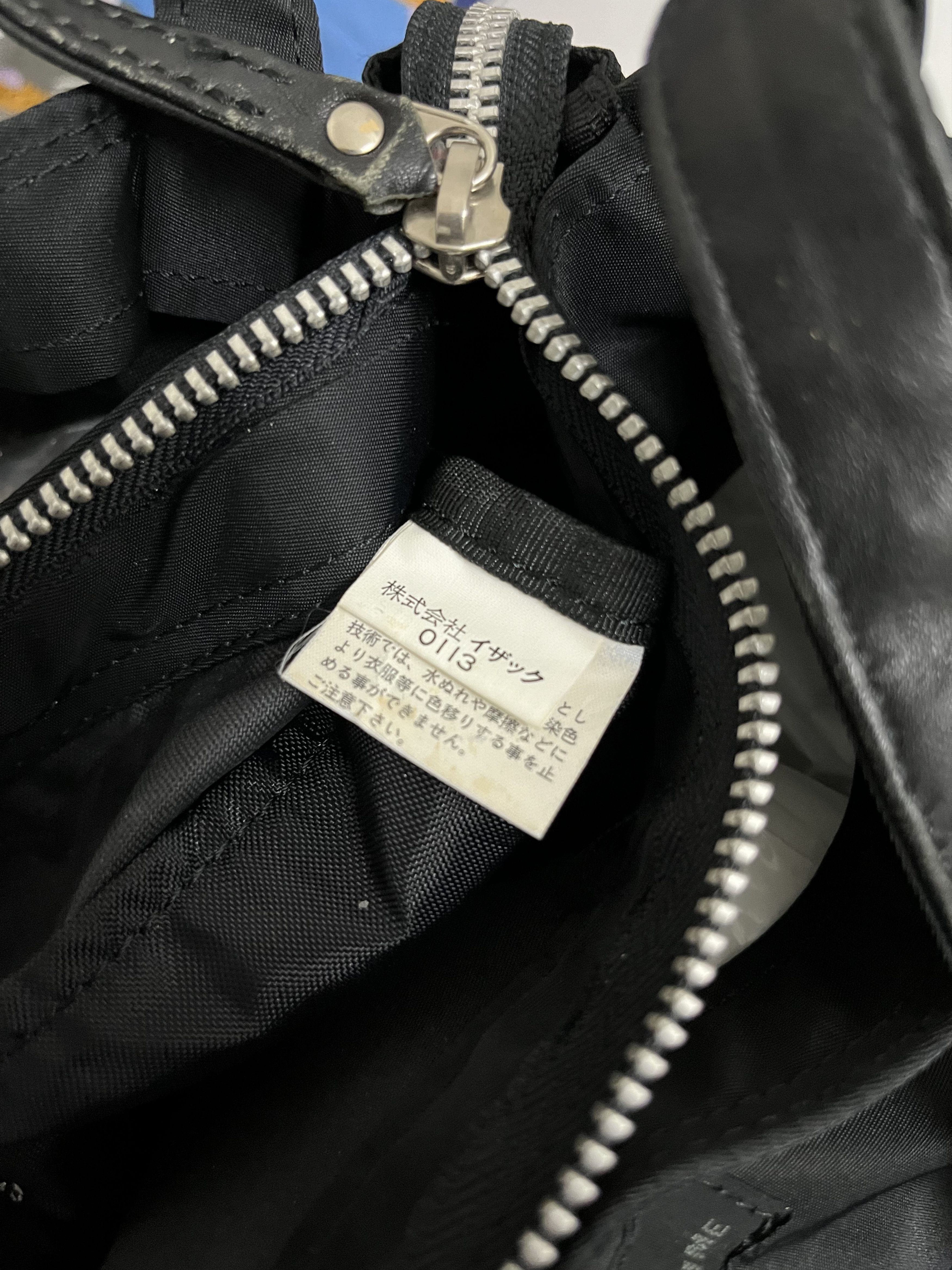 LQ Y's for Men Yohji Yamamoto orange nylon angled pocket zip jacket - approx S