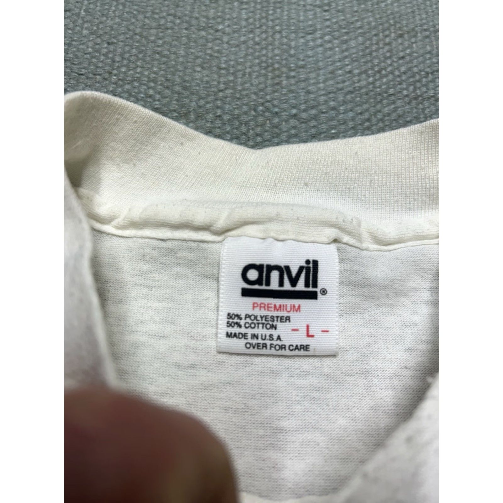 Vintage VINTAGE 90s graphic t shirt longer harder faster better soft single stitch Large Mens T-Shirt White 90s Size US L / EU 52-54 / 3 - 4 Thumbnail