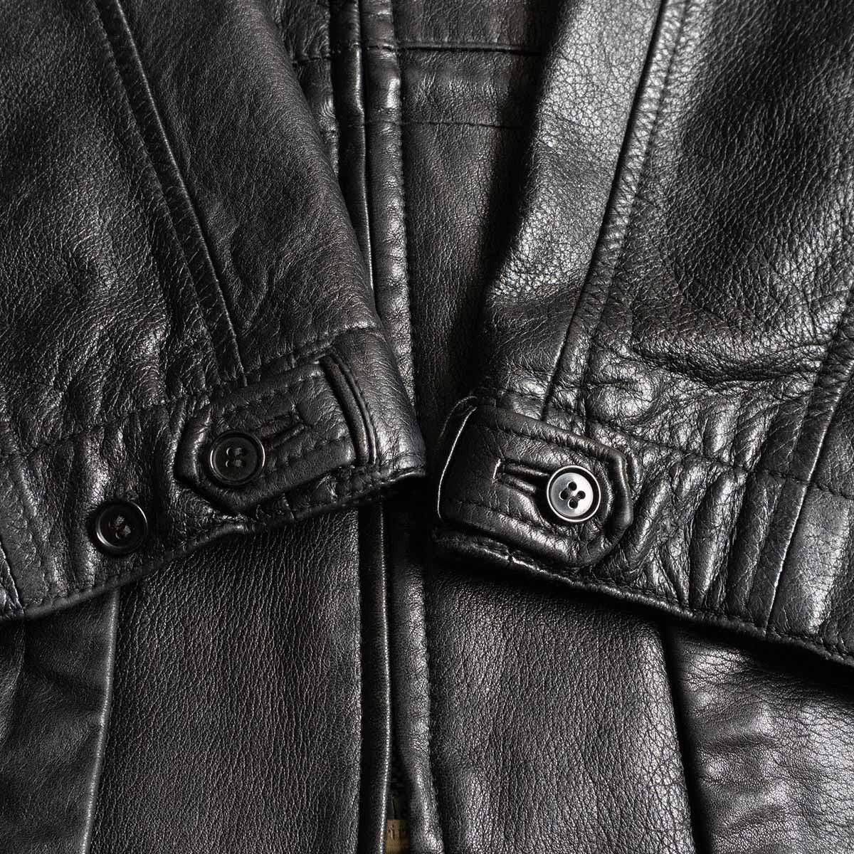 Yohji Yamamoto YOHJI YAMAMOTO LQ Y's for men Leather design coat Size US XXL / EU 58 / 5 - 8 Thumbnail