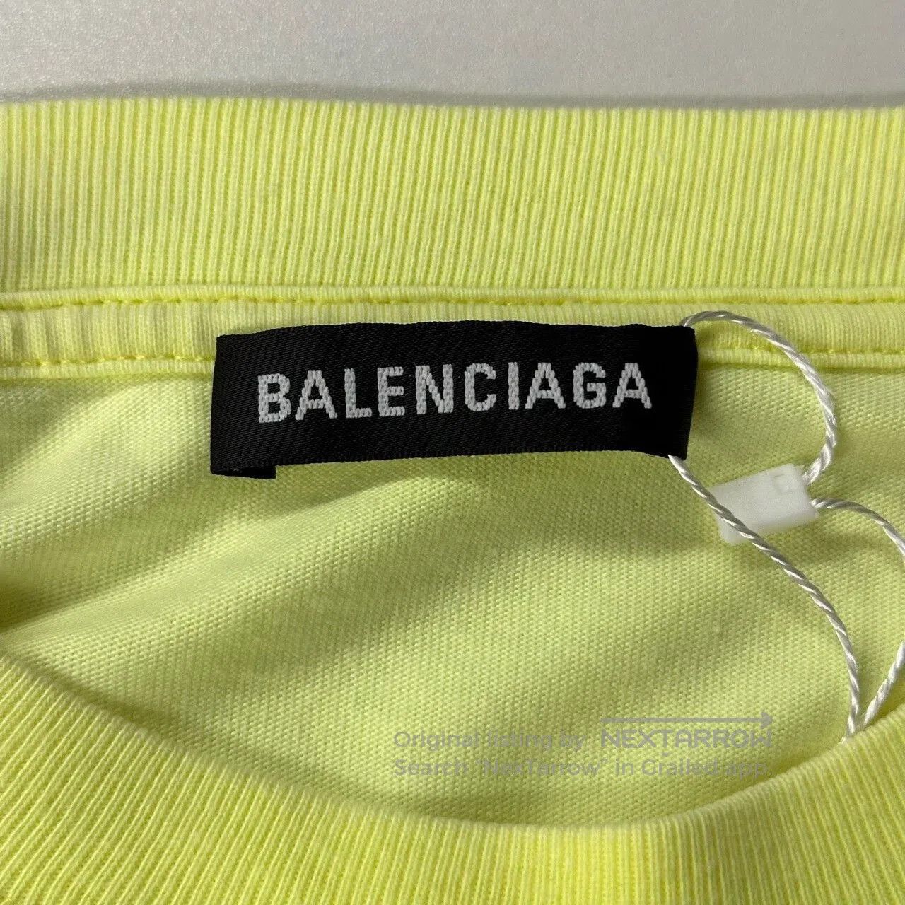 Balenciaga bright yellow short sleeve Balenciaga shirt. Size US XXS / EU 40 - 3 Thumbnail