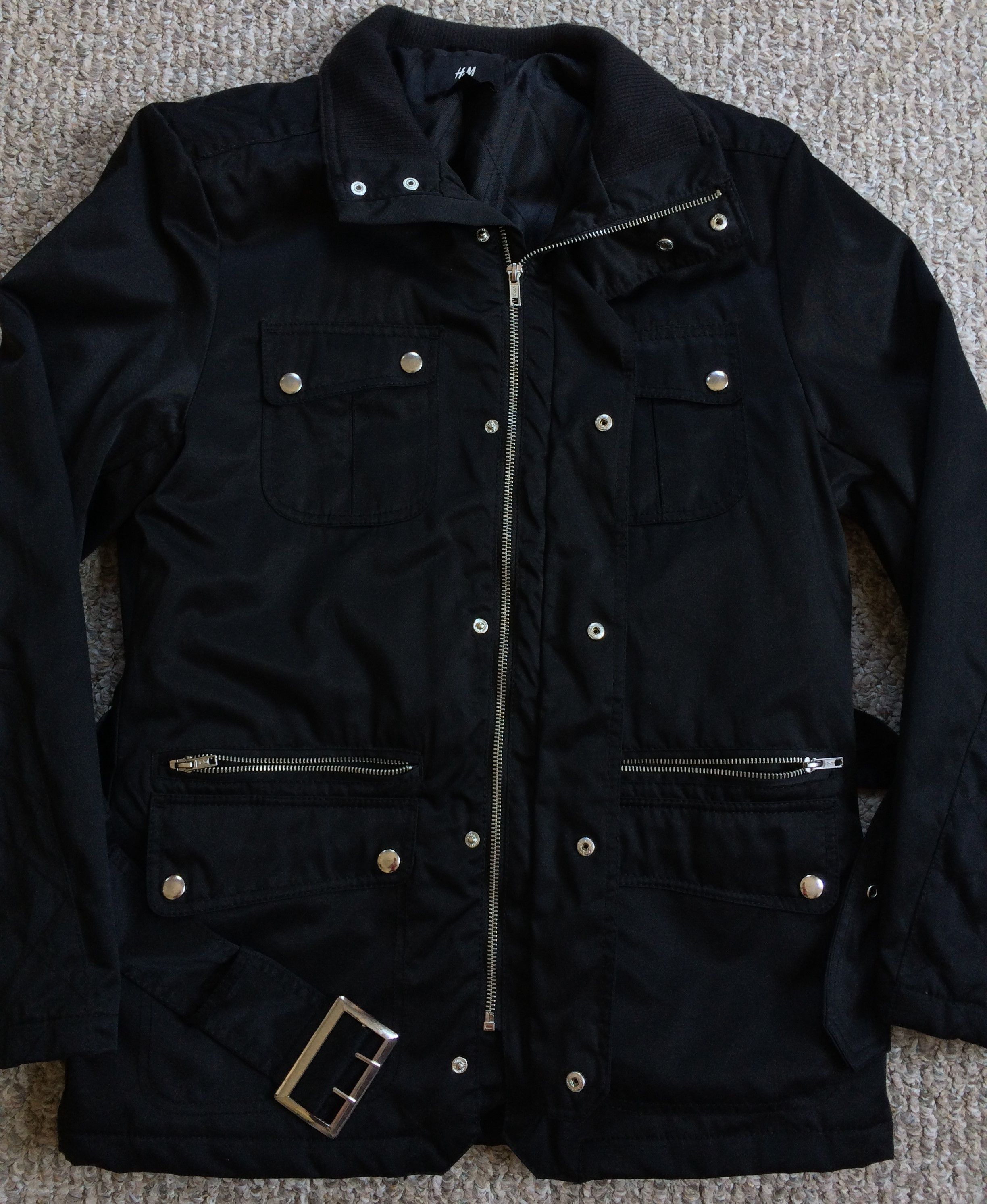 H&M F/W 2011 H&M Belted Biker Jacket Size US M / EU 48-50 / 2 - 2 Thumbnail