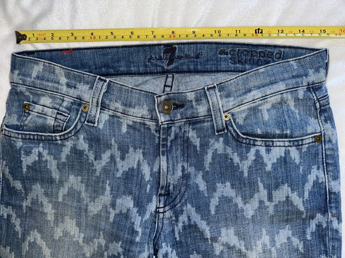 7 For All Mankind 7 Seven For All Mankind the Cropped Skinny Size-30" X 27.5" Size 30" / US 8 / IT 44 - 5 Thumbnail