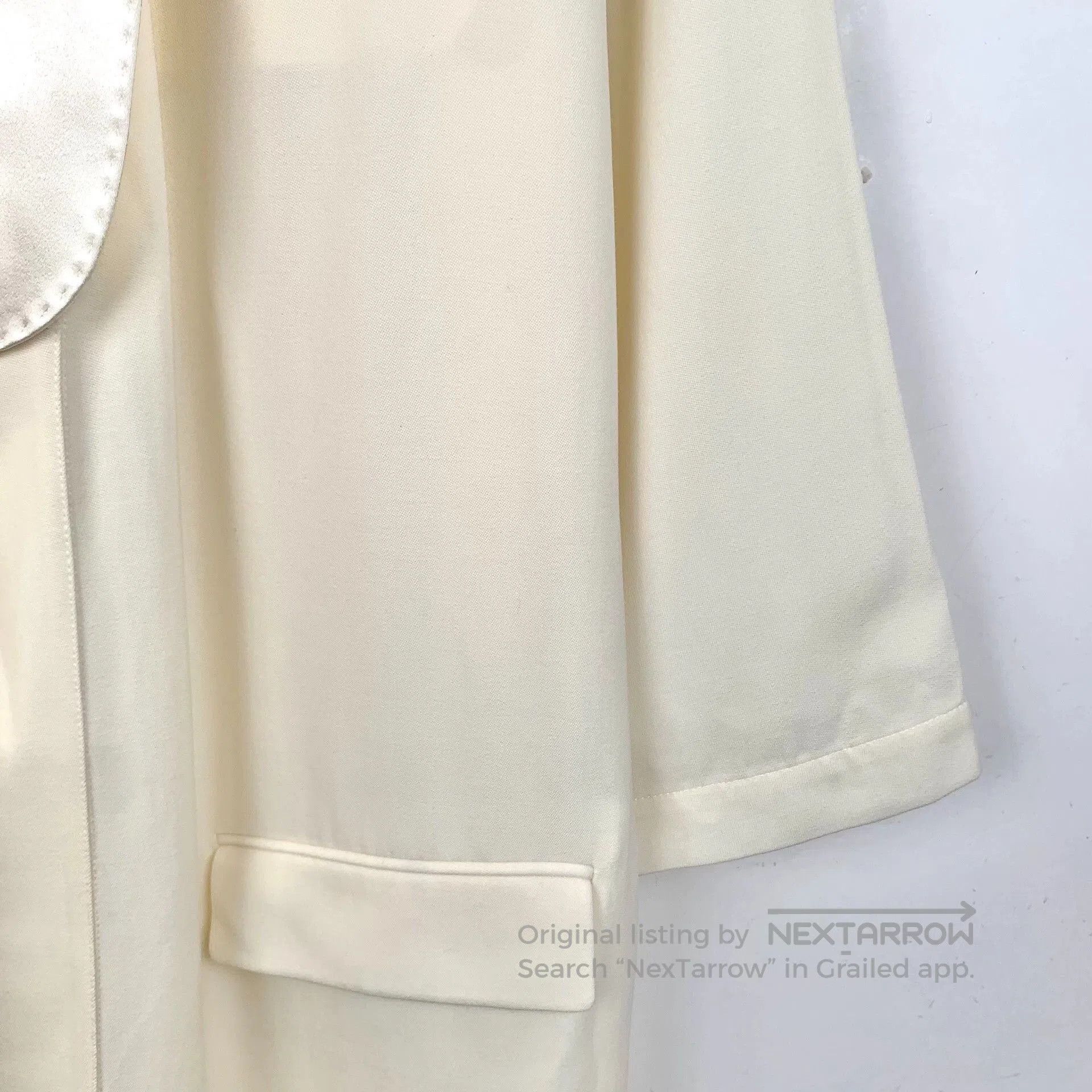 Givenchy givenchy cream wool open coat 34 xxS. Size US XXS / EU 40 - 4 Thumbnail