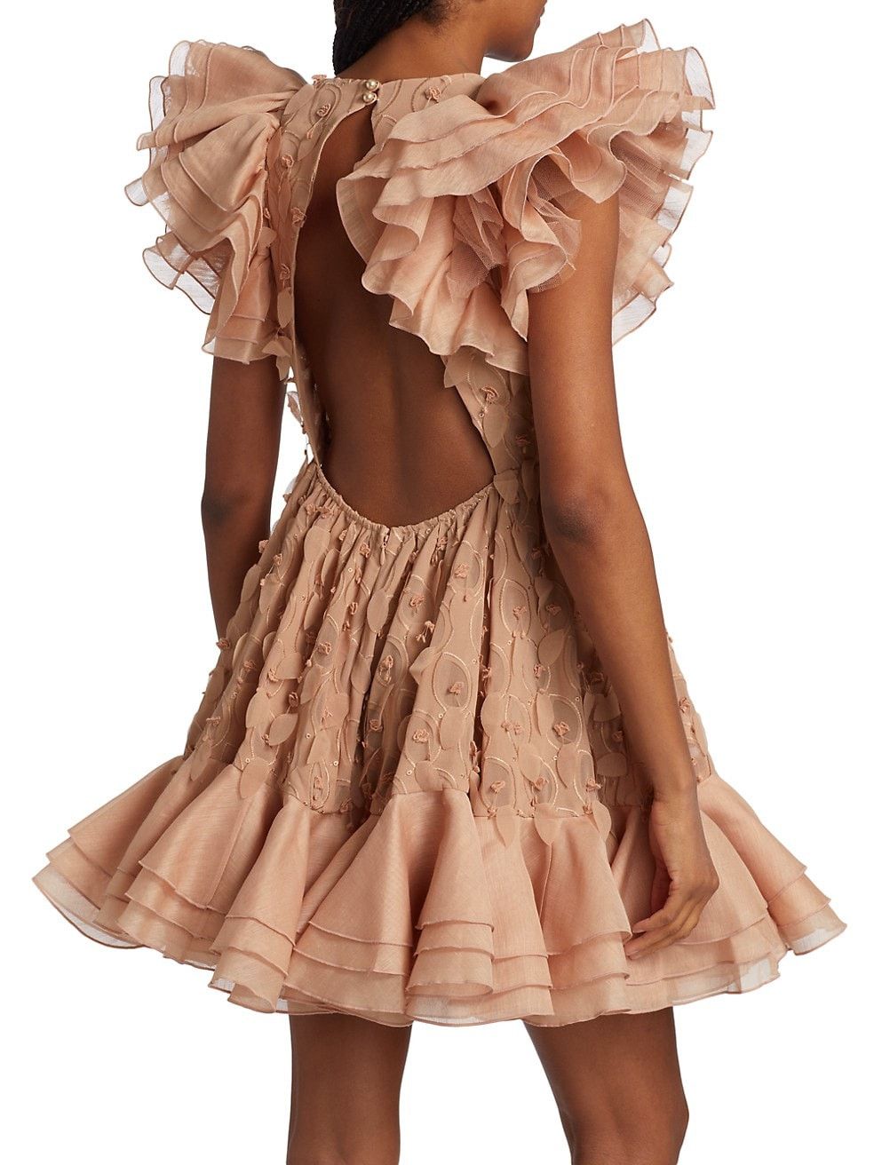 Dancer Frilled Mini Dress