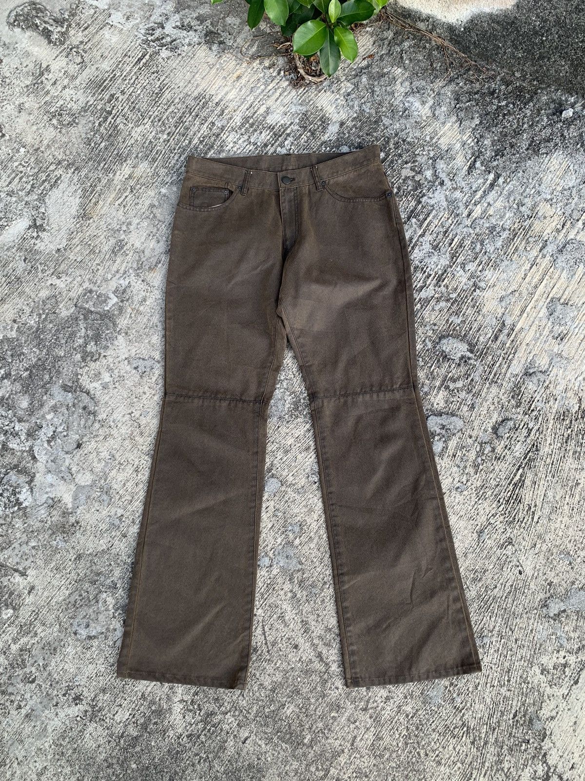 Michel Klein Flare michel klein waxed pants Size 31" - 1 Thumbnail