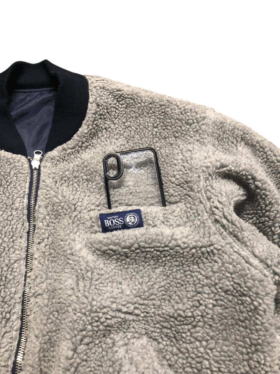 Japanese Brand Suntory Boss Coffee Ma-1 Bomber Jacket Sherpa Rivesible Size US M / EU 48-50 / 2 - 7 Thumbnail