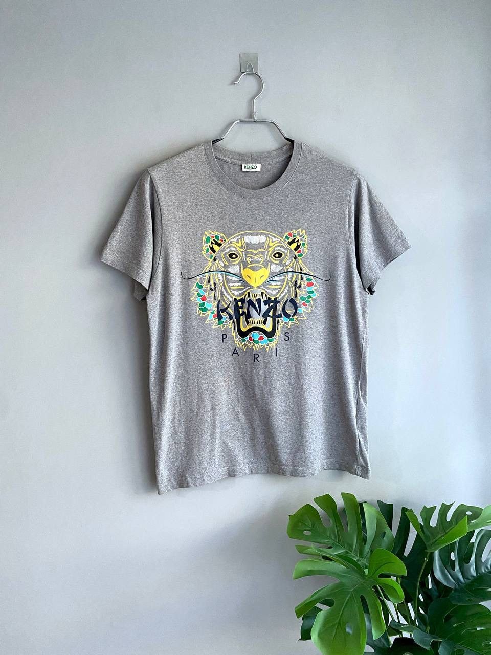 Kenzo Kenzo Paris Tiger Logo Men's Grey T-Shirt, Size S Size US S / EU 44-46 / 1 - 1 Thumbnail