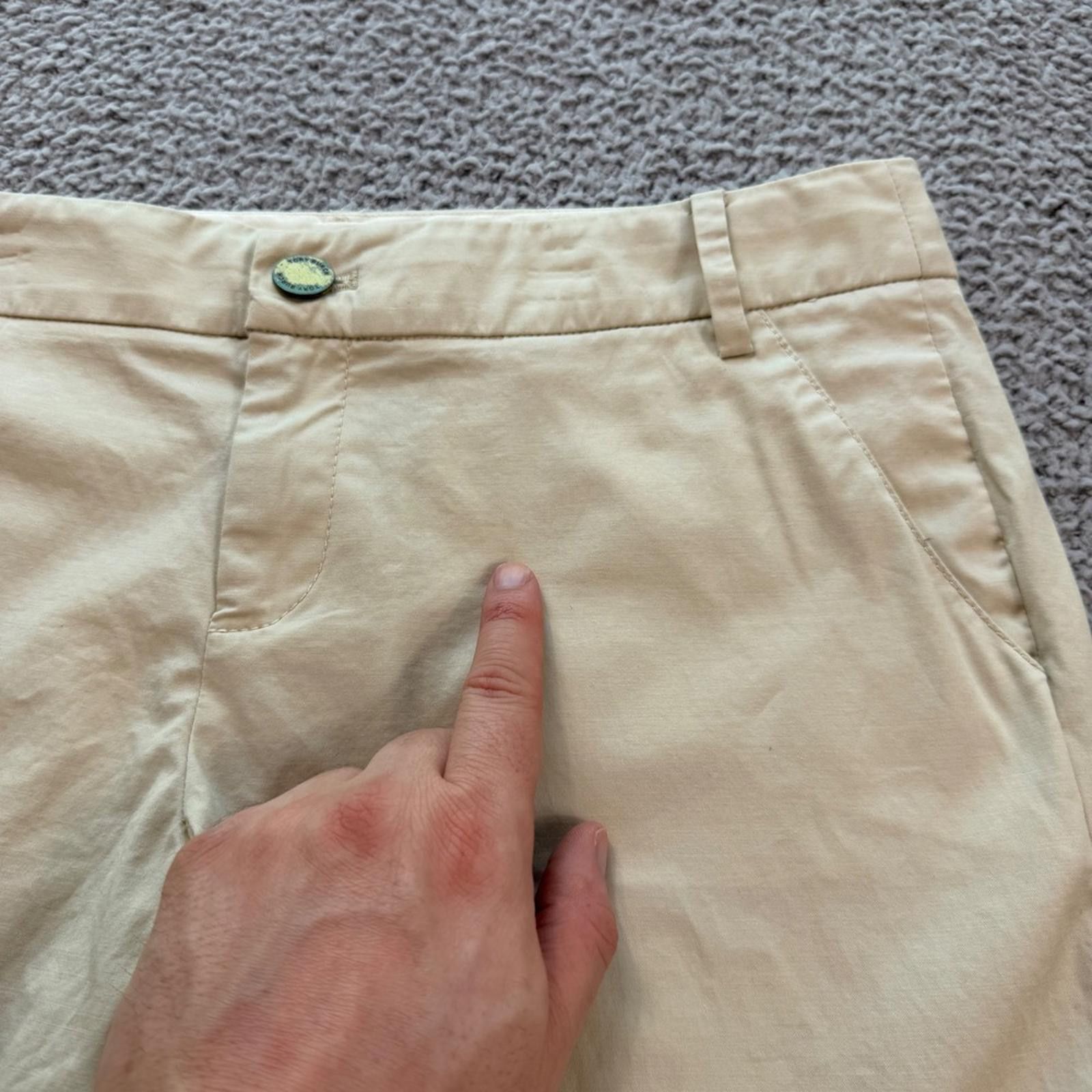 Other Tory Burch Khaki Bermuda Shorts Women 4 Stretch Cotton Size 27" / US 4 / IT 40 - 8 Thumbnail