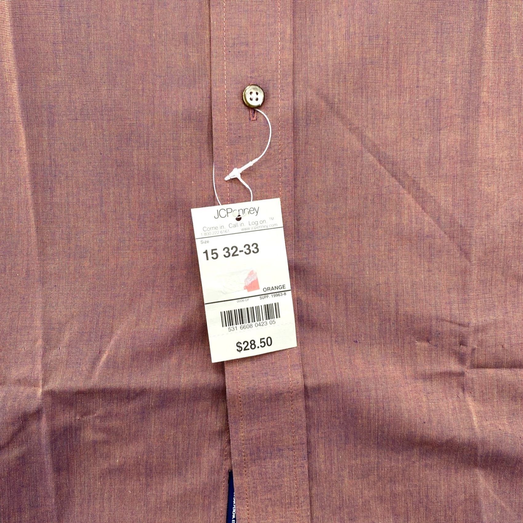 Stafford Stafford Iridescent Button Up Boardcloth Mens Sz 15 Multicolor Shirt - New Size US M / EU 48-50 / 2 - 2 Thumbnail