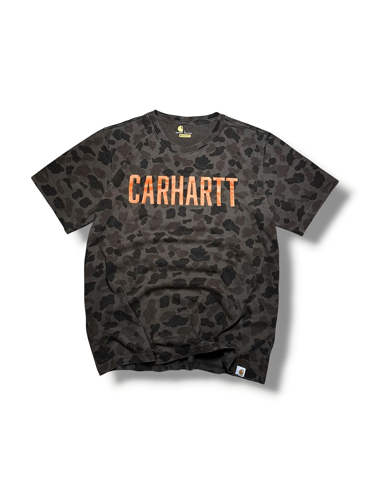 Carhartt Vintage Carhartt Camo T-shirt Y2K Streetwear Size US L / EU 52-54 / 3 - 2 Thumbnail