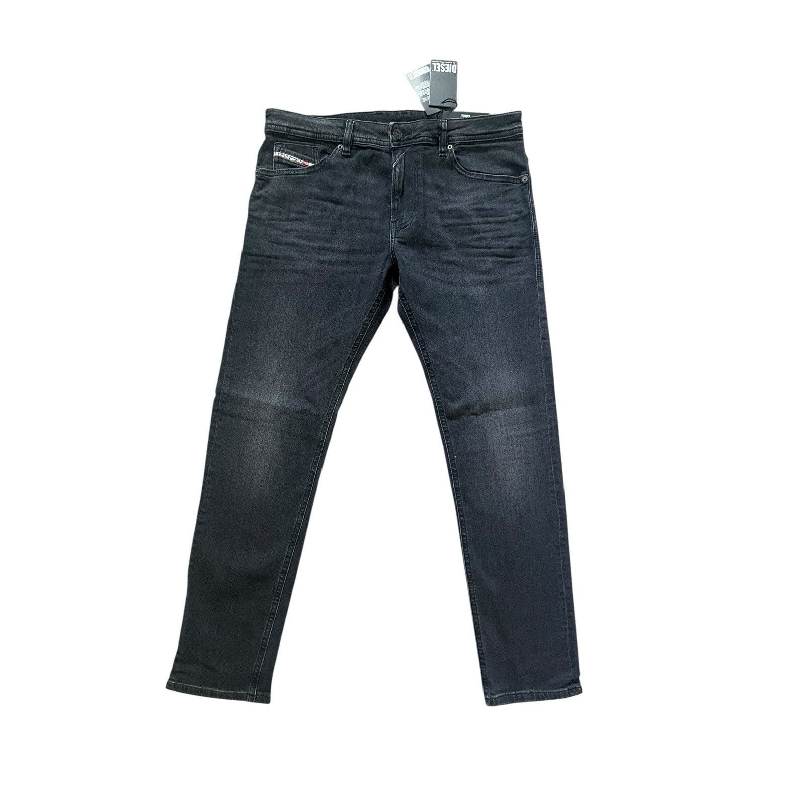 Diesel Mens Thommer Slim Fit Jeans RB063 Black Size 34/32