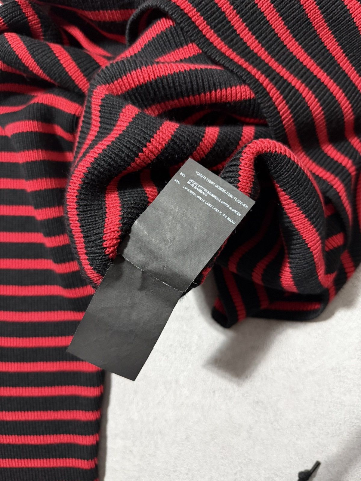 Saint Laurent Paris Saint Laurent 15FW Double Zip Stripe Knit Size US M / EU 48-50 / 2 - 11 Thumbnail