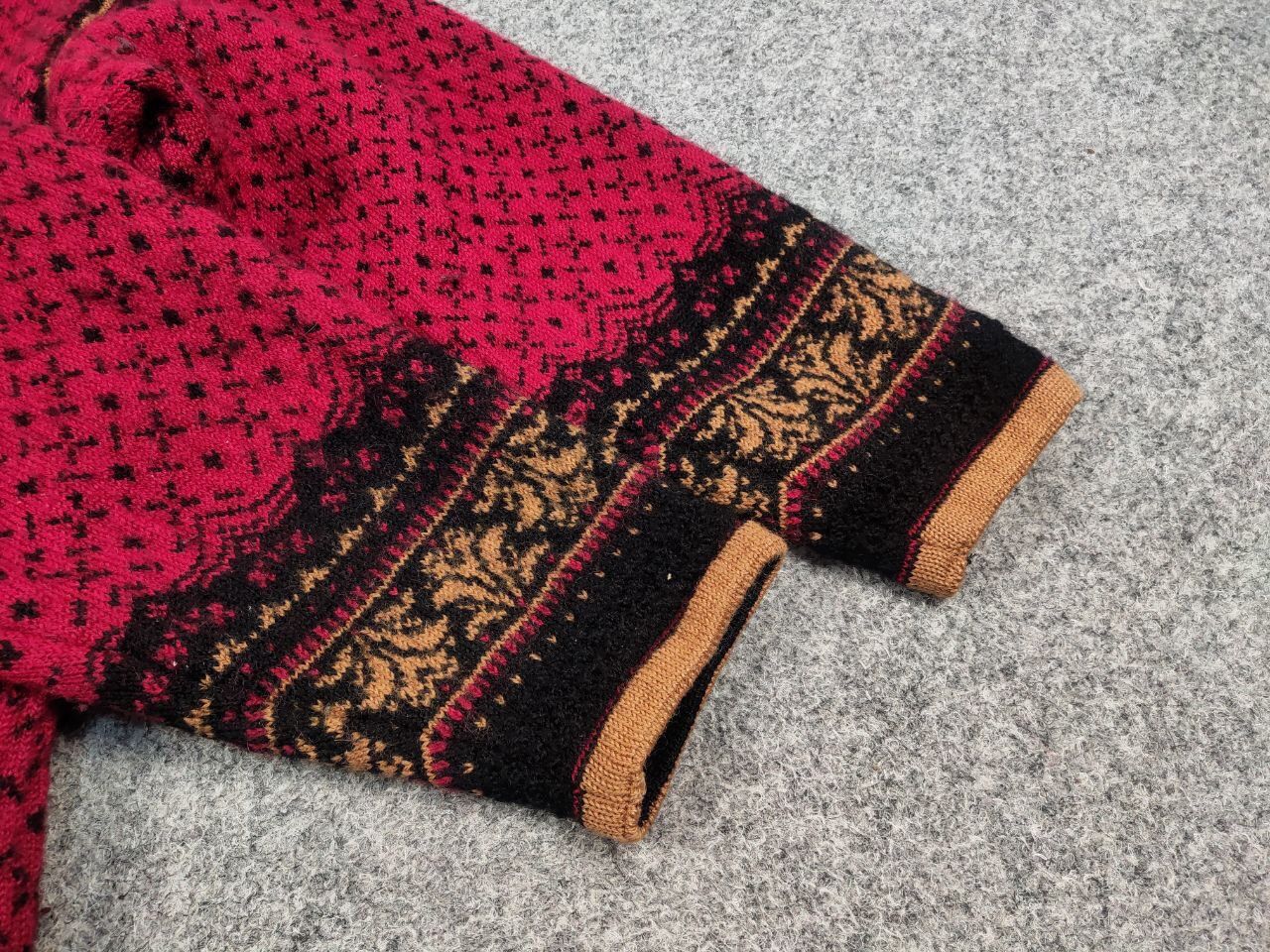 Dale Of Norway Dale of Norway Casual Collection Cardigan Red Nordic Sweater Size L / US 10 / IT 46 - 9 Thumbnail