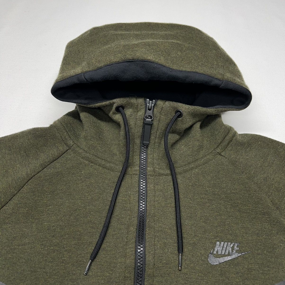 Nike Nike Tech Fleece Sweatshirt Hoodie Olive Green Pine Full Zip Size US L / EU 52-54 / 3 - 5 Thumbnail