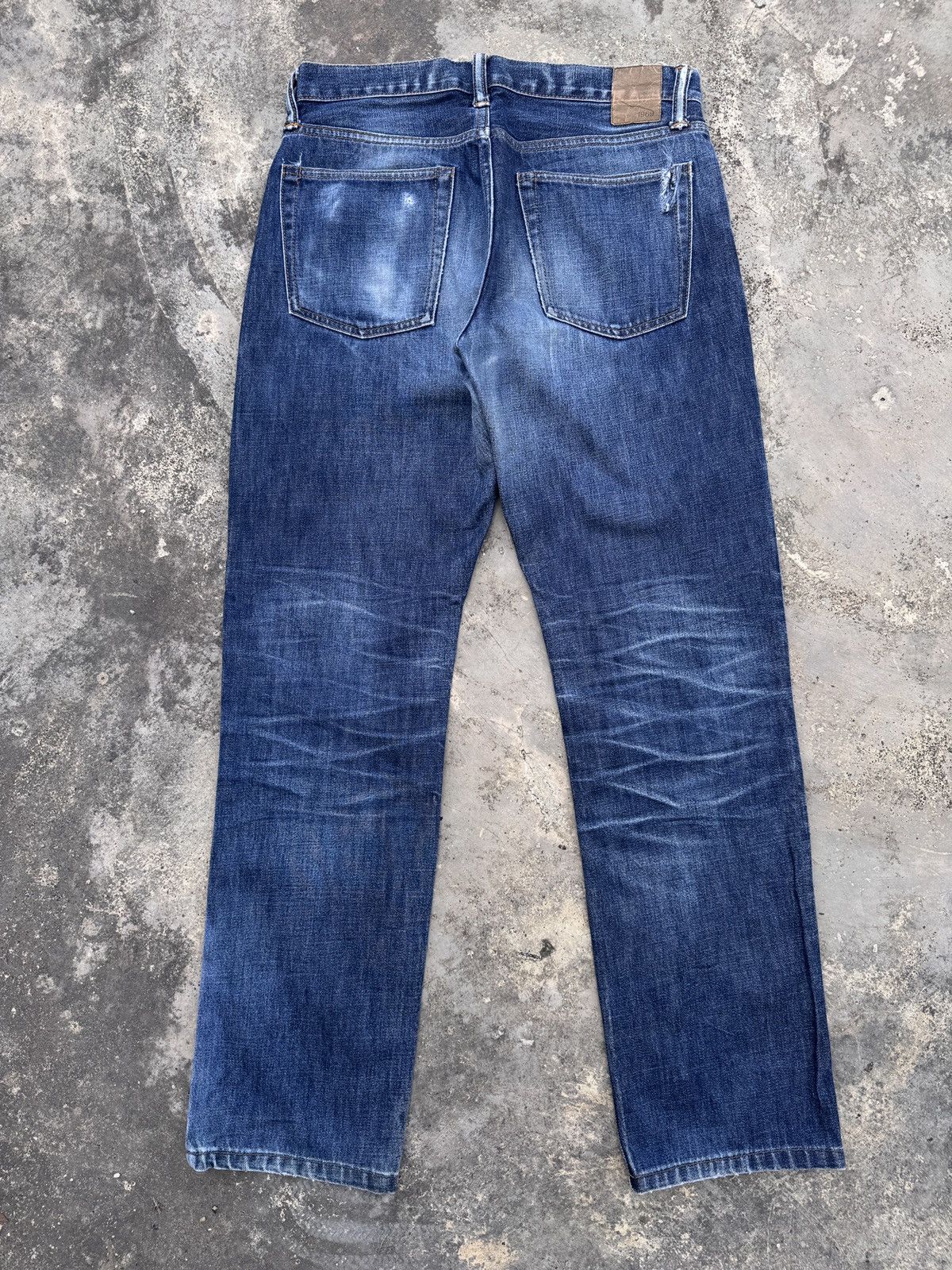 Gap Vintage GAP 1969 Straight Cut Distressed Jeans Size US 32 / EU 48 - 3 Thumbnail