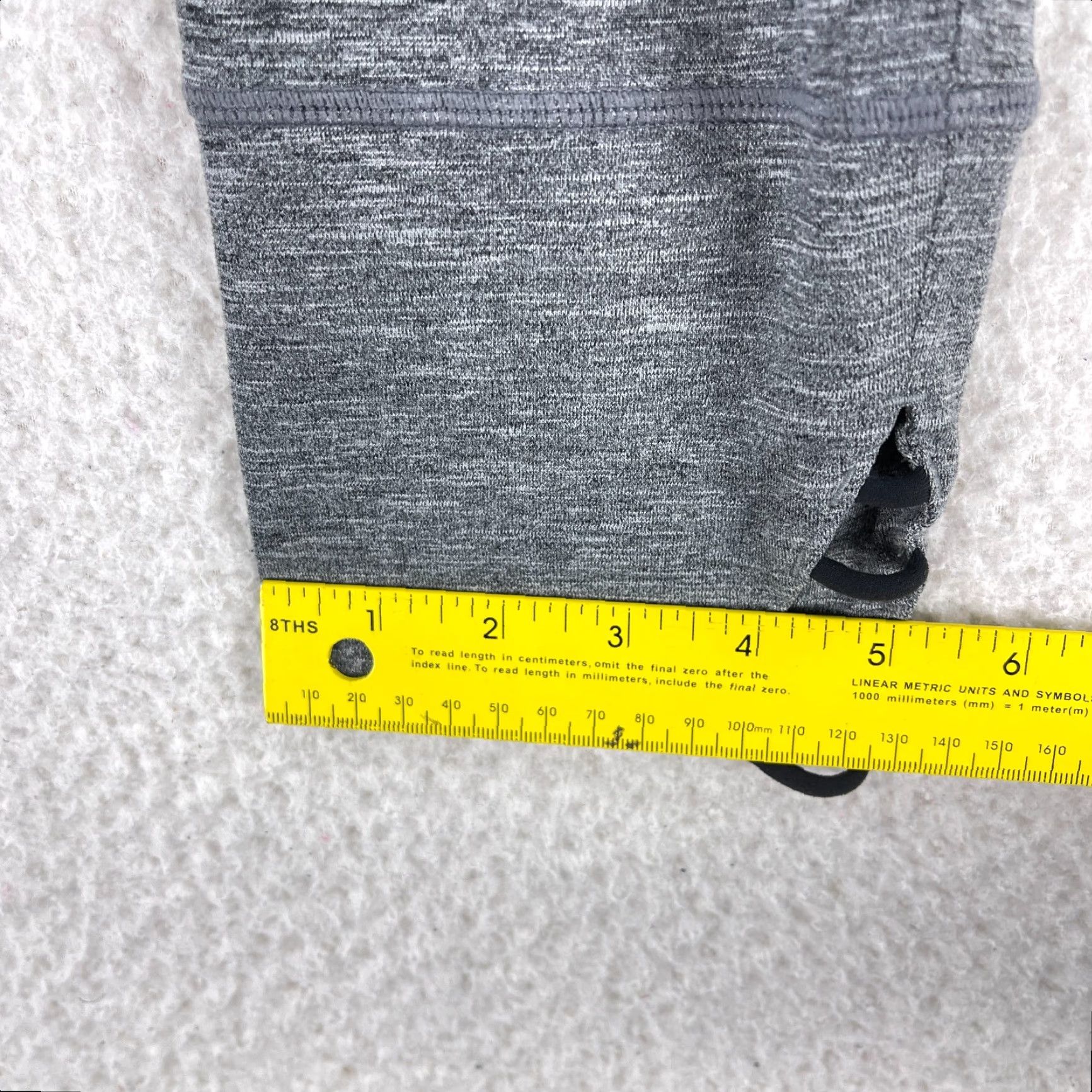 Prana prAna Gray Pull On Calf Length Leggings Womens Activewear Stretch Size Small Size 42" / US 20 - 7 Thumbnail