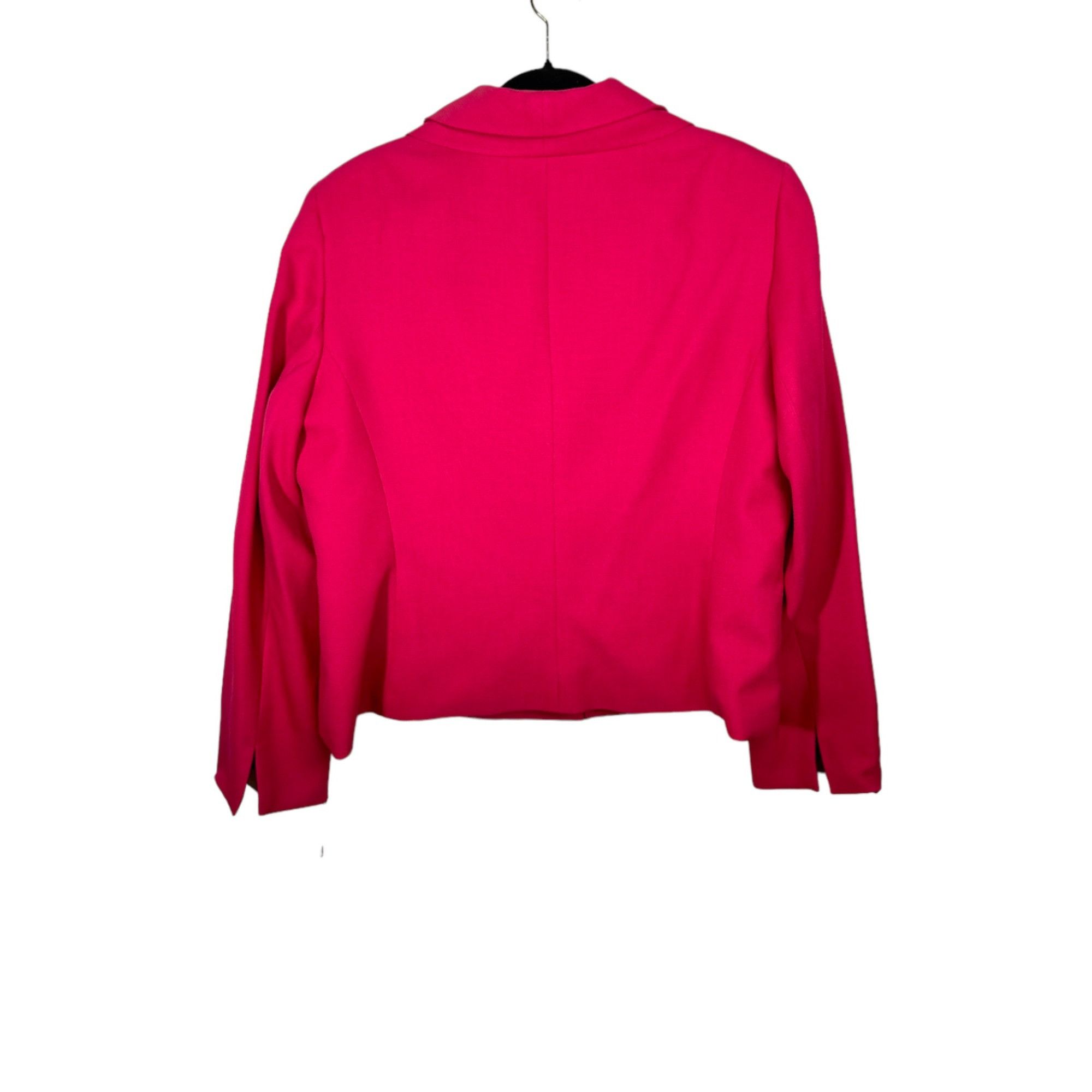 Evan Picone Evan Picone Women's Pink 2-Piece Skirt Suit Set Blazer & Ski Size 40" / US 18 - 3 Thumbnail