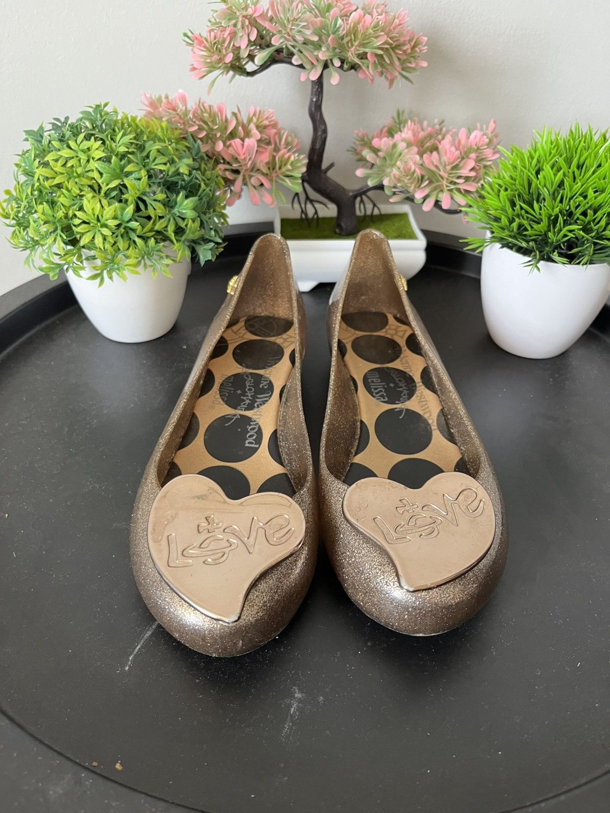 Melissa × Vivienne Westwood Vivienne Westwood x Melissa Ballet Flats Big Logo Size US 6 / IT 36 - 3 Thumbnail