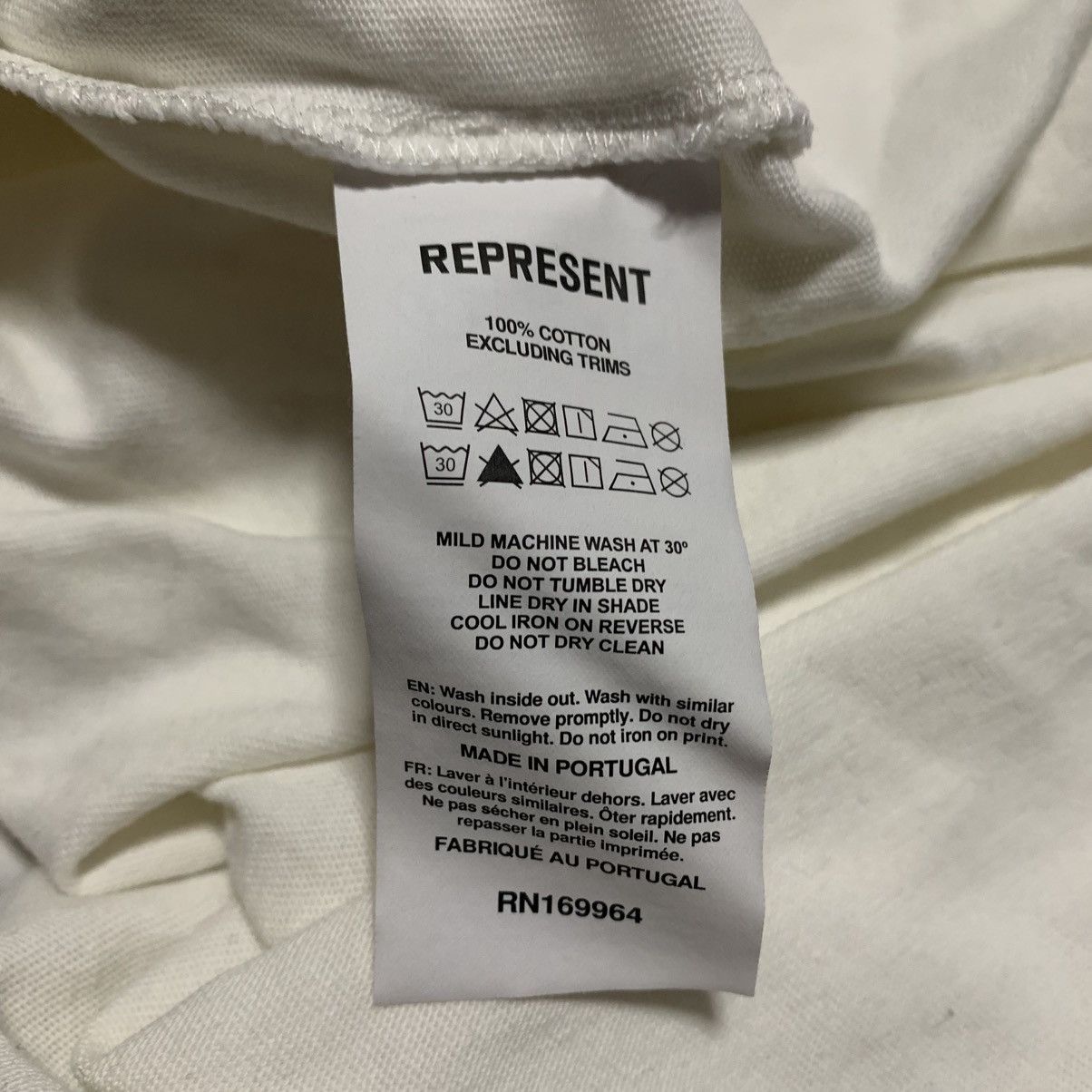 Represent Clo. Represent Medium Harrods Logo Crest Flat White Tee Size US M / EU 48-50 / 2 - 7 Thumbnail
