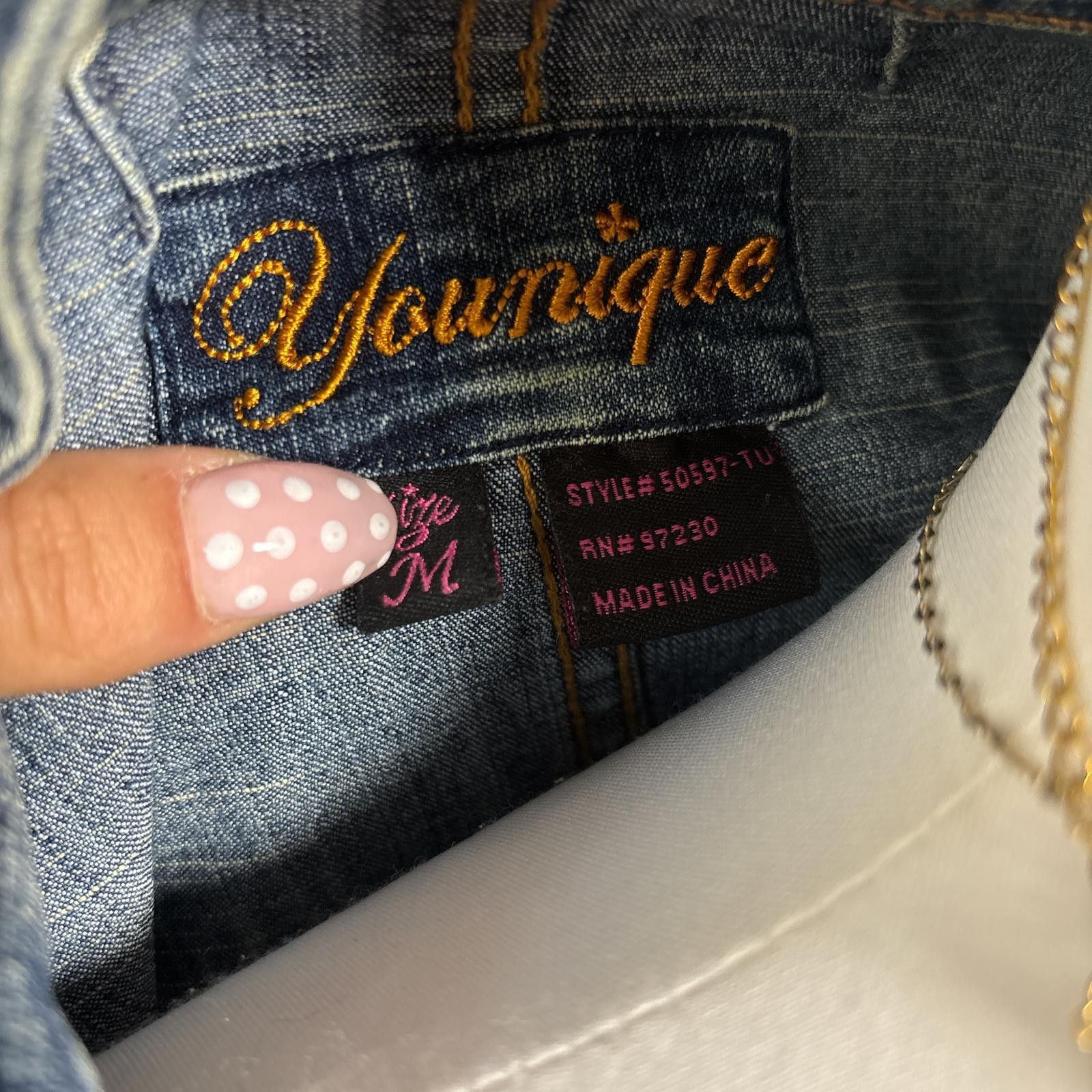 Other y2k 2000s distress ruffle denim jacket Size M / US 6-8 / IT 42-44 - 6 Thumbnail