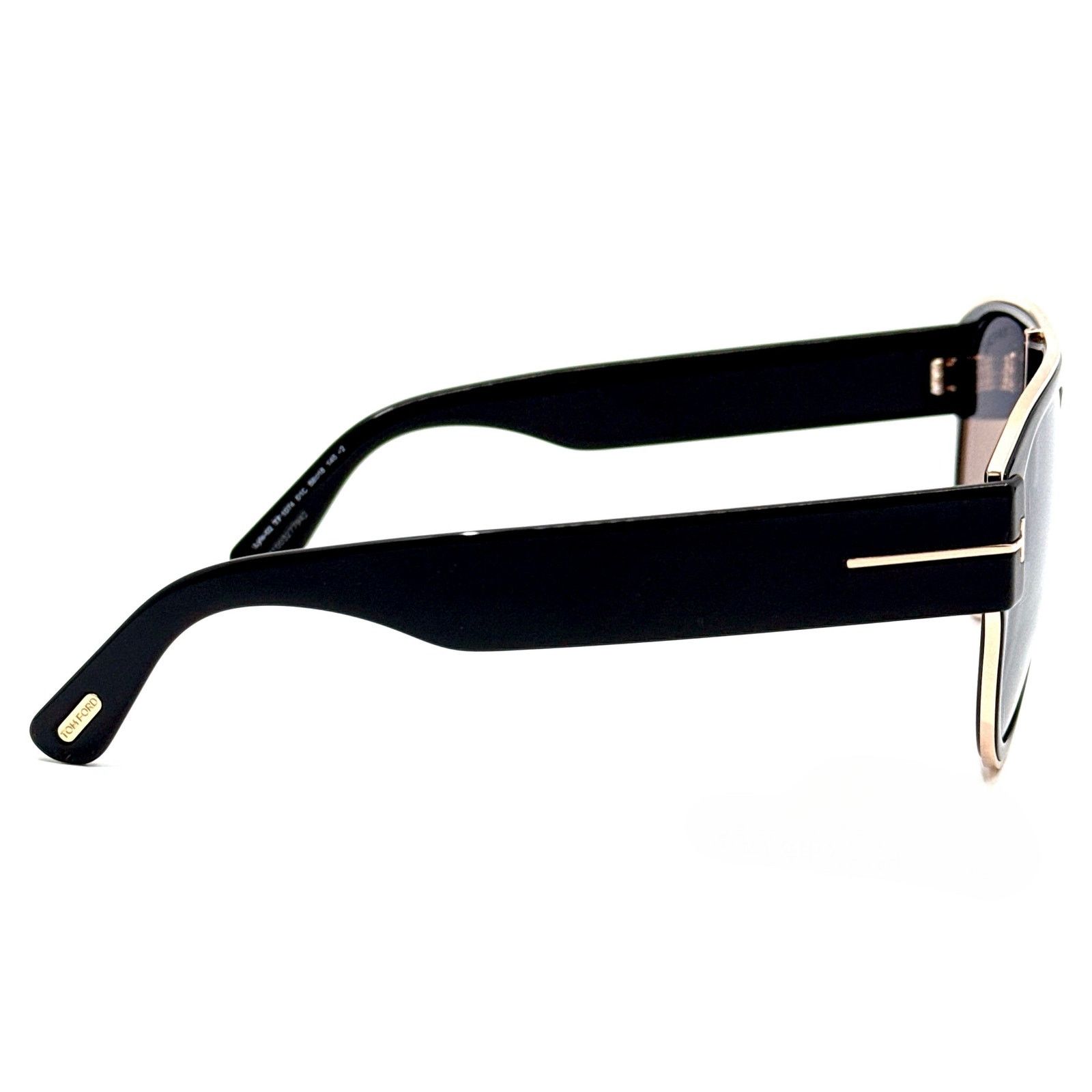 Tom Ford New! TOM FORD Lyle-02 Sunglasses TF1074 01C, Authentic Size ONE SIZE - 11 Thumbnail