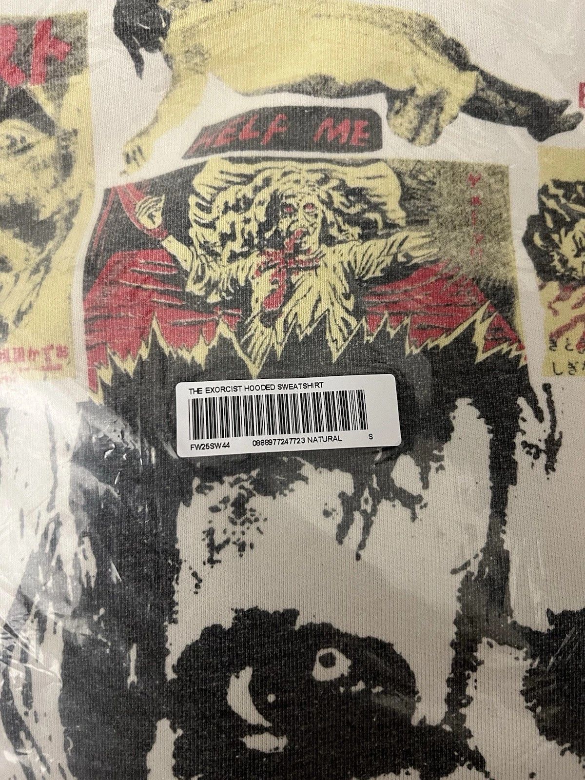 Supreme Supreme FW25 Exorcist Hooded Sweatshirt Natural Size S New Size US S / EU 44-46 / 1 - 2 Thumbnail