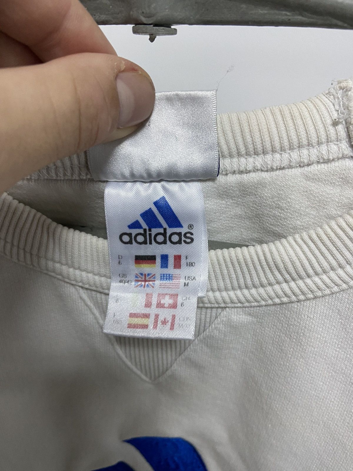 Adidas × Vintage Adidas Vintage Big Logo Sweatshirt Equipment Street Style Size US M / EU 48-50 / 2 - 7 Thumbnail
