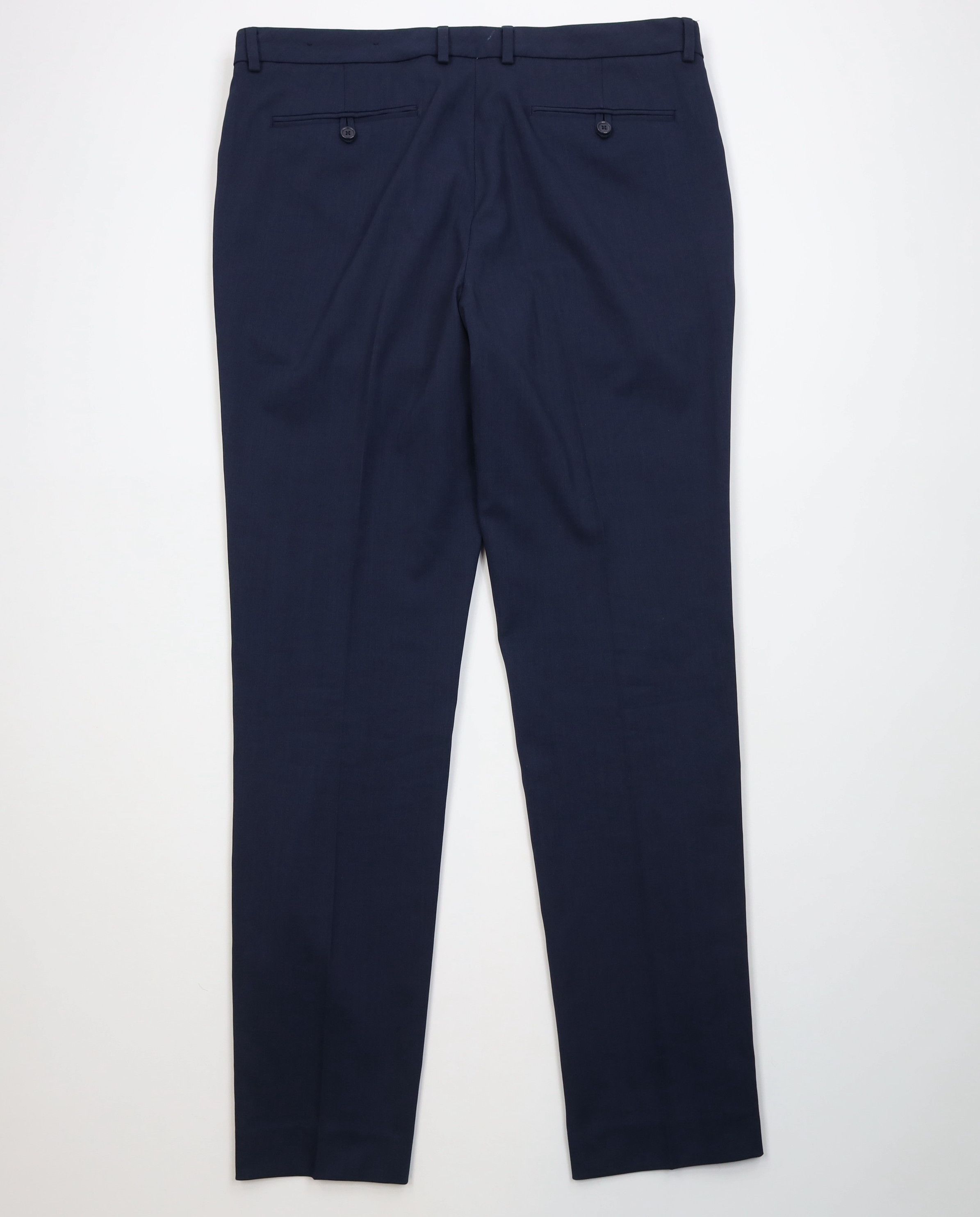 DKNY DKNY Straight Leg Knit Chino Pants Trousers Slacks Navy Blue Size US 36 / EU 52 - 10 Thumbnail