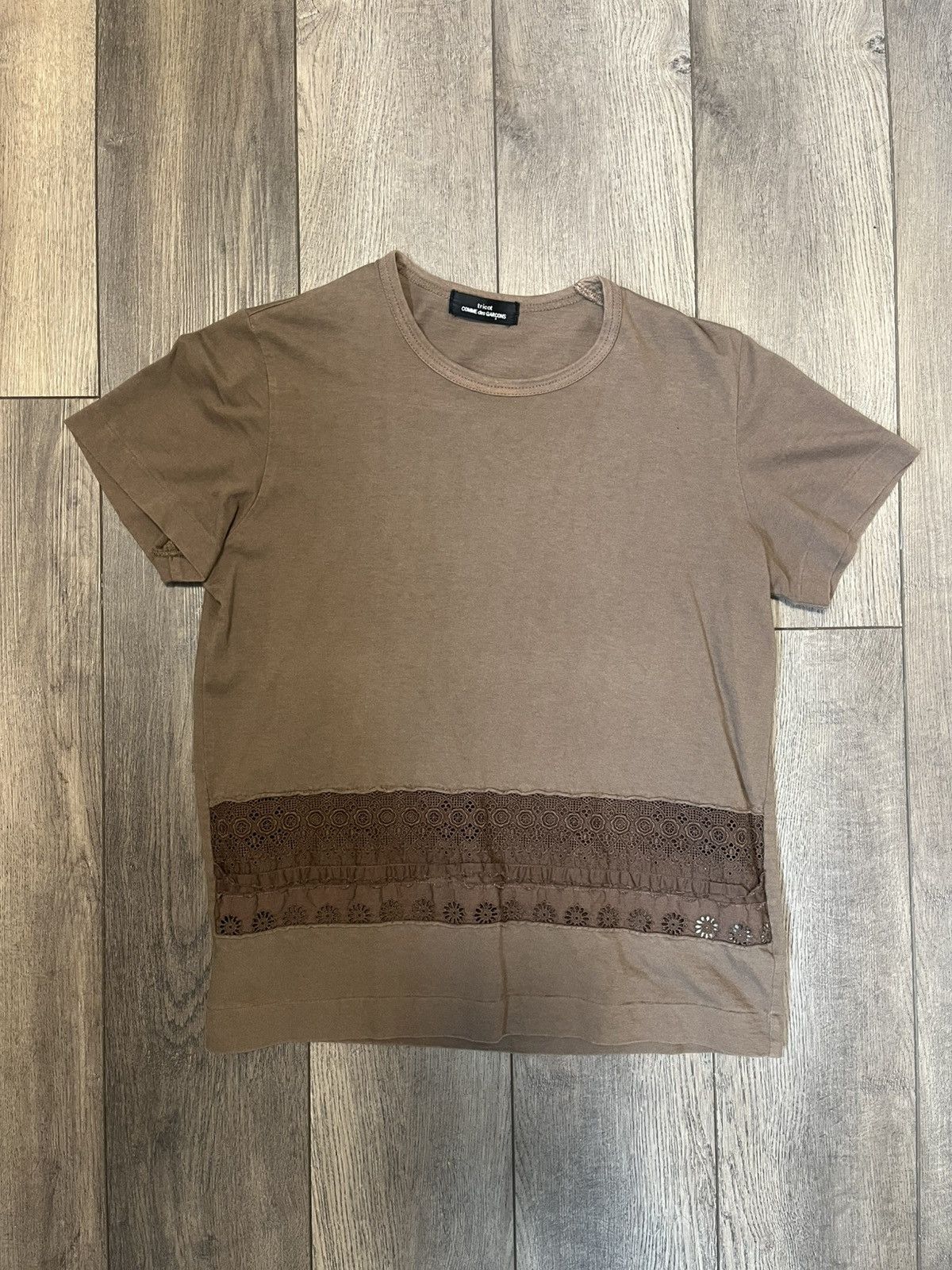 Comme des Garcons × Japanese Brand Comme des garçons Lace Tee Size US S / EU 44-46 / 1 - 1 Thumbnail