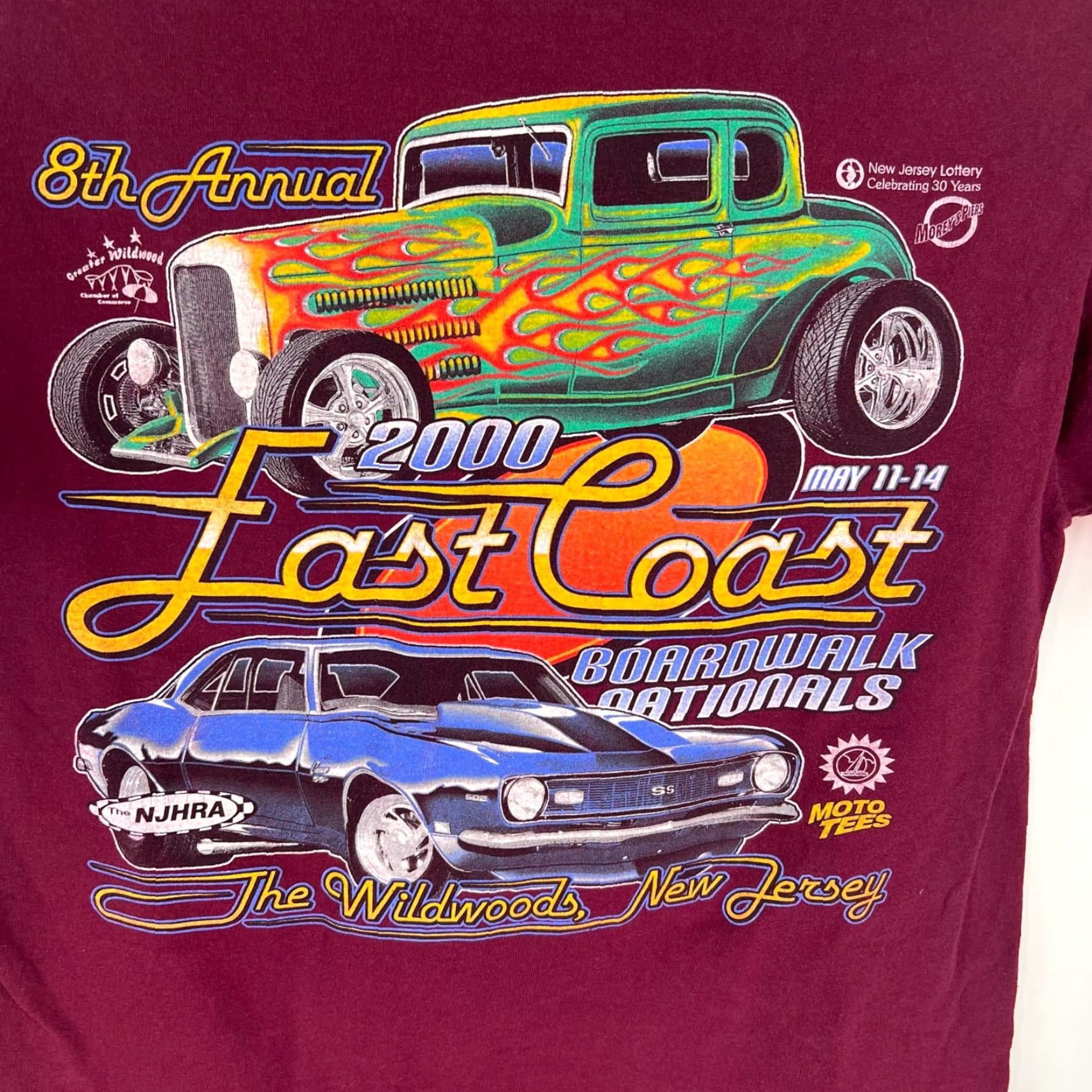 Vintage VINTAGE East Coast Boardwalk Nationals NJ 2000 T Shirt Mens Size L Red Pocket Size US L / EU 52-54 / 3 - 6 Thumbnail