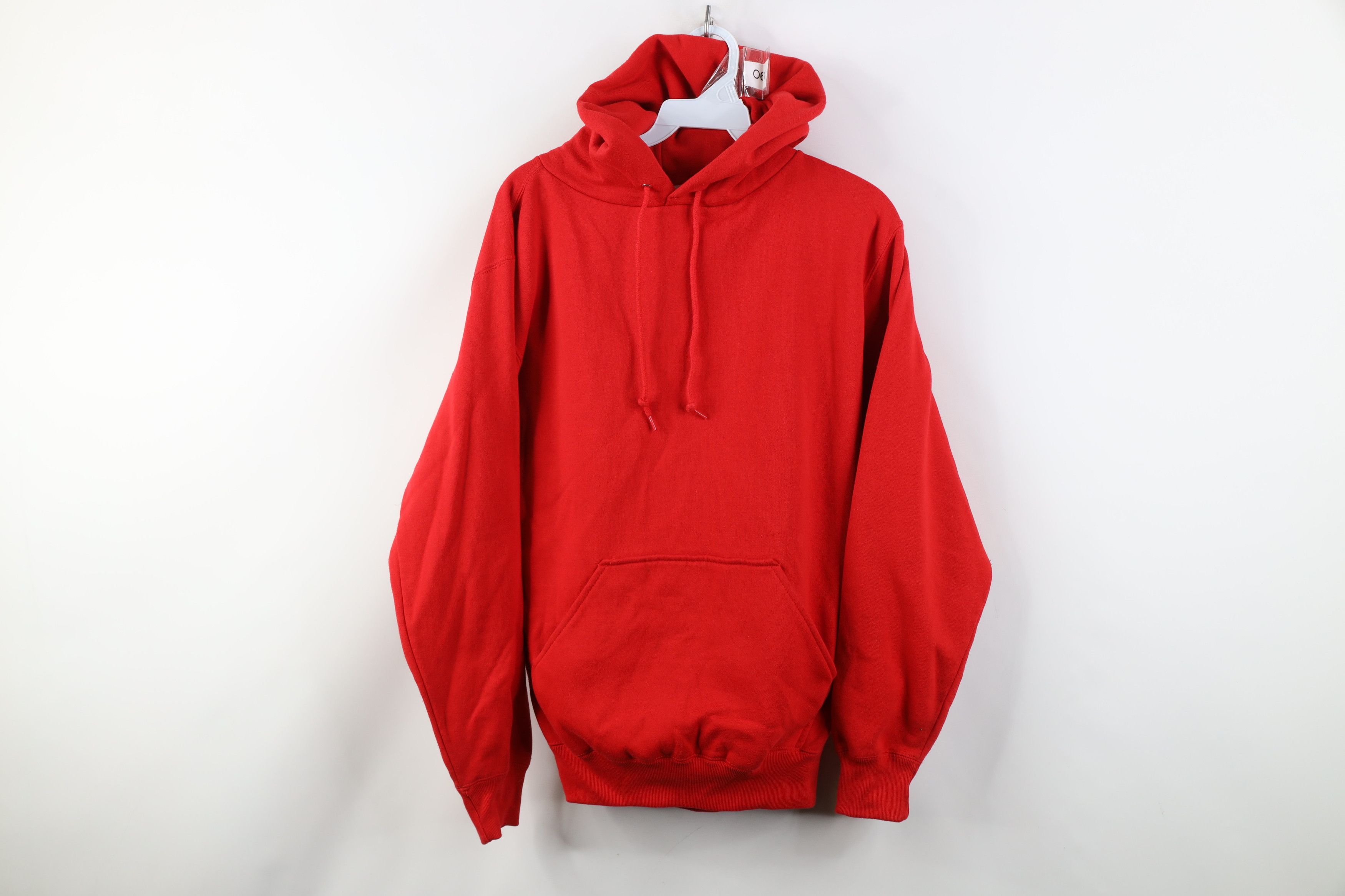 Gap Vintage 80s 90s Gap Sport Faded Blank Hoodie Sweatshirt Red Size M / US 6-8 / IT 42-44 - 1 Thumbnail
