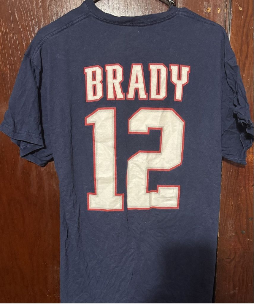 The Unbranded Brand New England Patriots Tom Brady Player Tee Men XL (?) Blue Size US XL / EU 56 / 4 - 1 Thumbnail