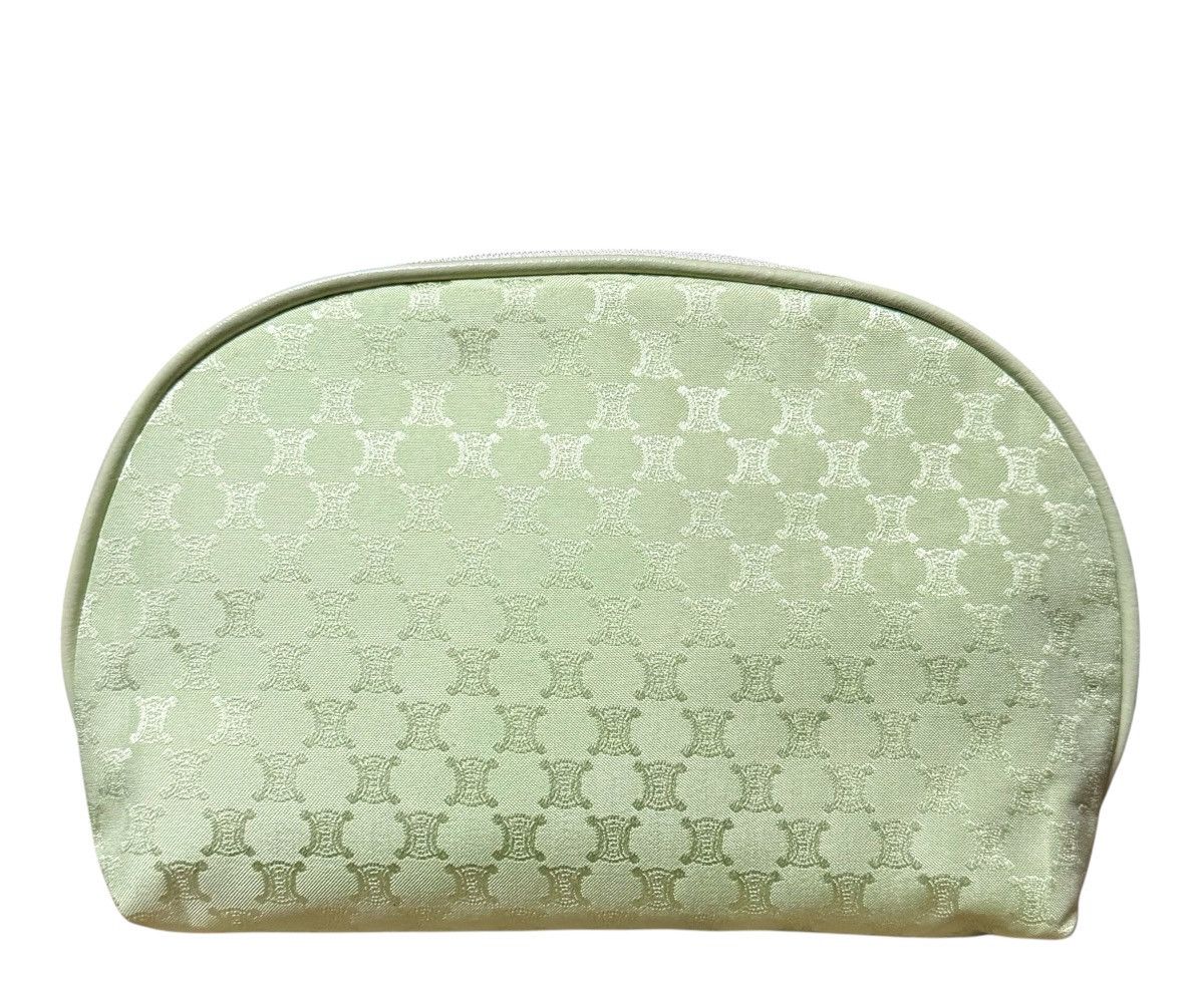 Celine Celine Macadam Vanity Pouch Wallet Light Green Vintage Size ONE SIZE - 4 Thumbnail