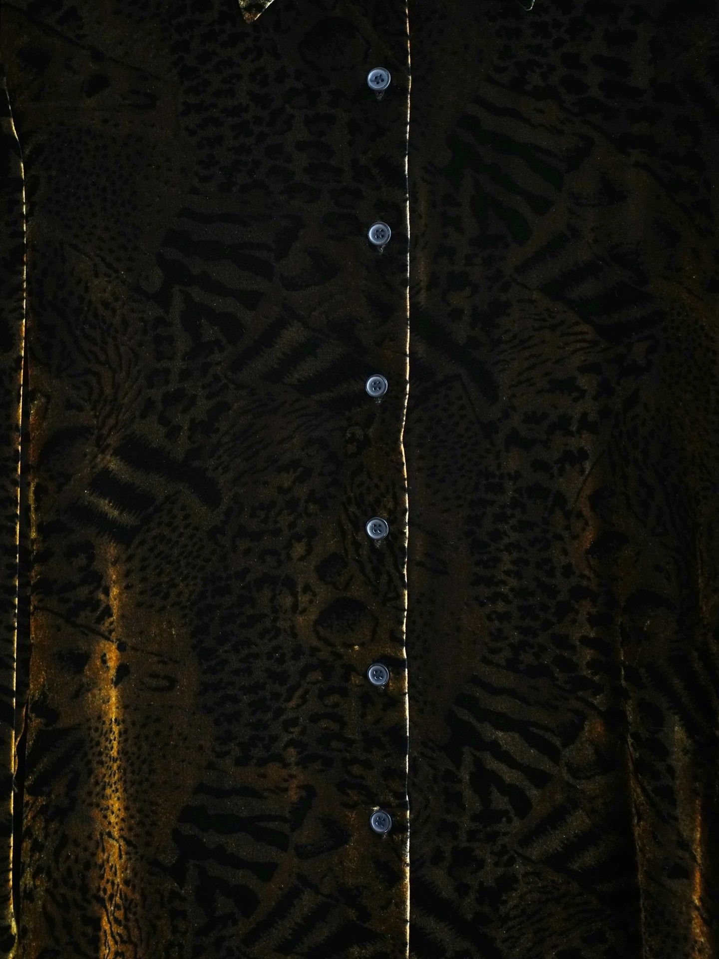 Vintage Vintage Niche Silk Velvet Animal Print Shirt (Pads) Size M / US 6-8 / IT 42-44 - 9 Thumbnail