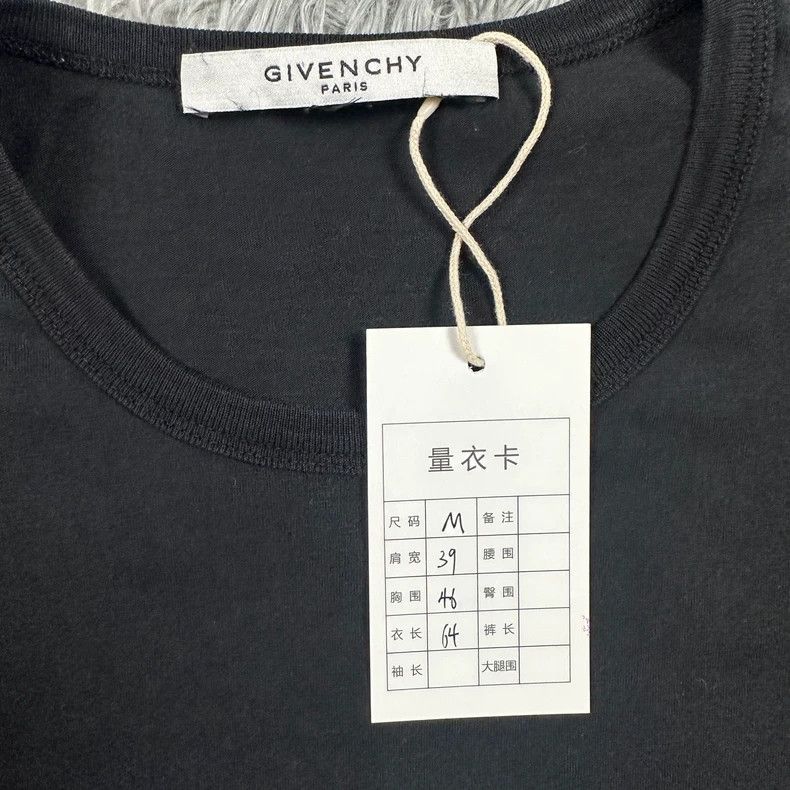 Givenchy Givenchy Black Destroyed Logo Short Sleeve T-Shirt, Size M Size US M / EU 48-50 / 2 - 4 Thumbnail