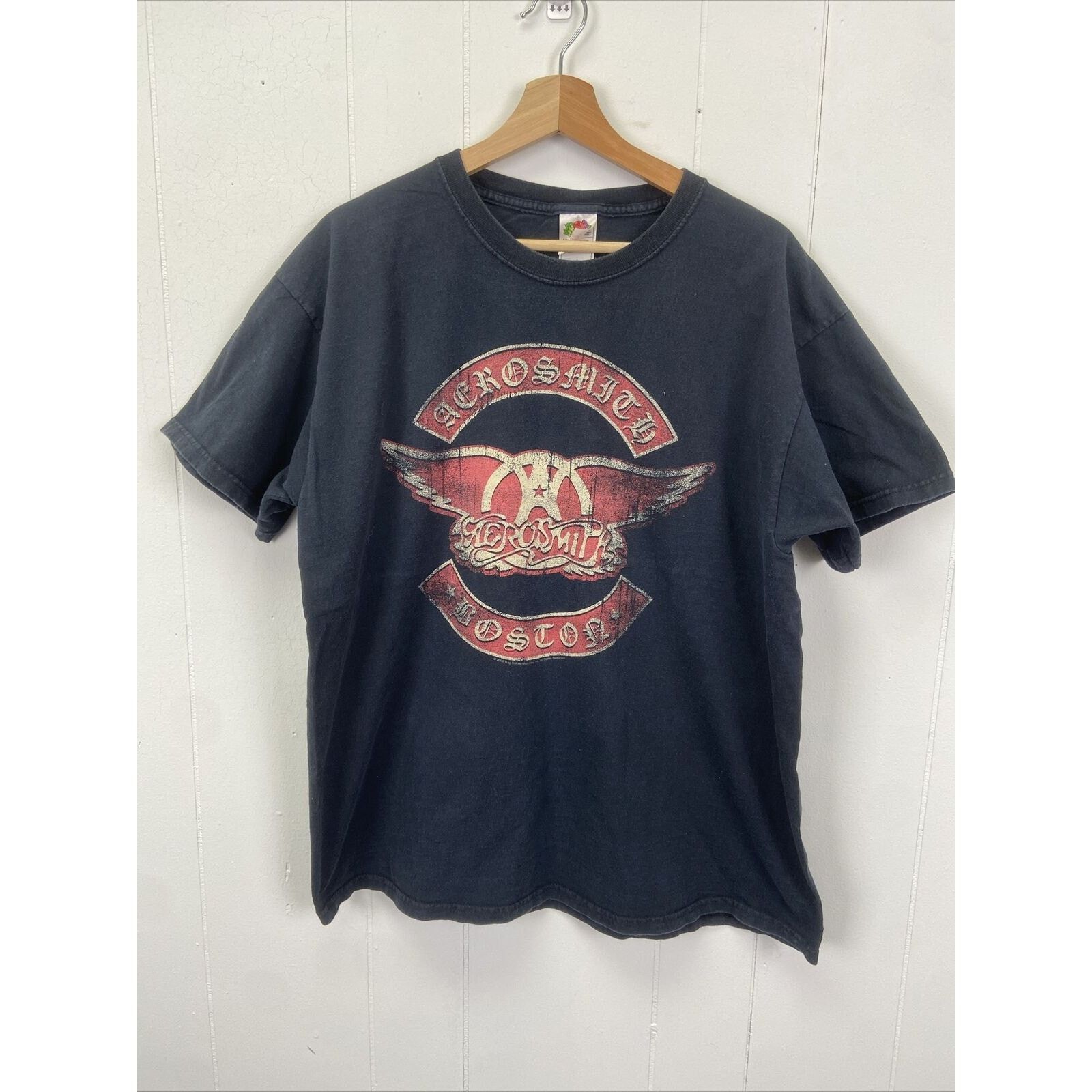 Aerosmith Aerosmith 2008 Boston Print Short Sleeve T-Shirt Size XL Size US XL / EU 56 / 4 - 1 Thumbnail