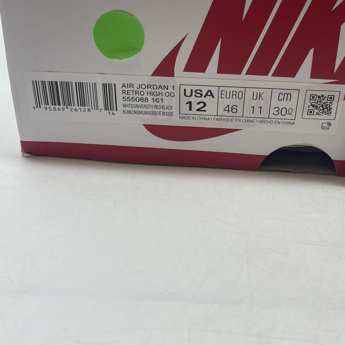 Jordan Brand Air Jordan 1 high heritage Size US 12 / EU 45 - 9 Thumbnail
