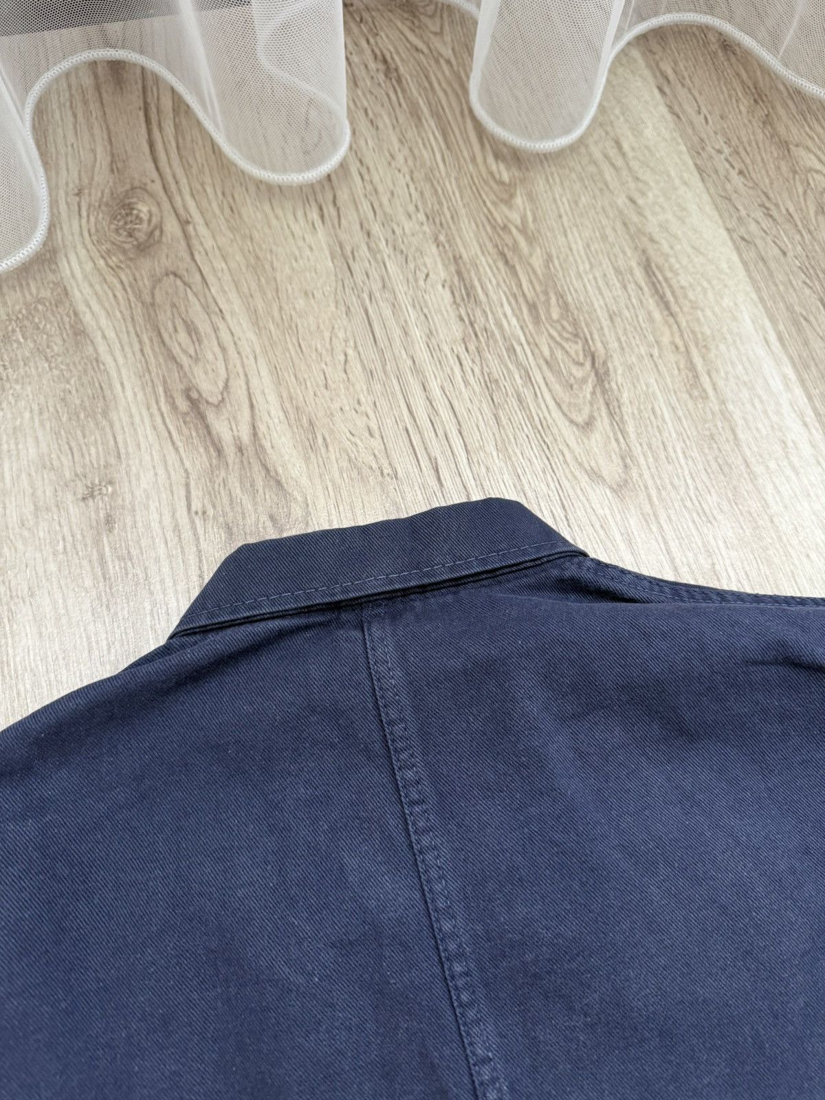Other Vintage Worker Chore Jacket Blue Workwear French Style Size US M / EU 48-50 / 2 - 16 Thumbnail