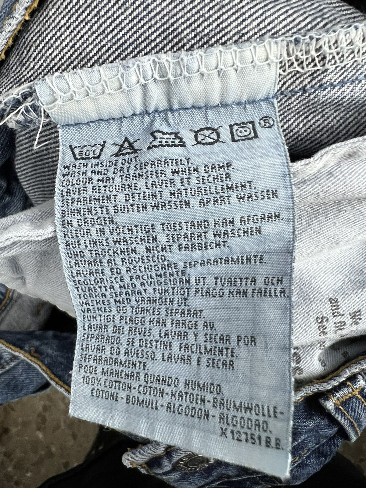 Levi's × Vintage Rare Levis 565 04 made in UK vintage 90s Size US 36 / EU 52 - 9 Thumbnail