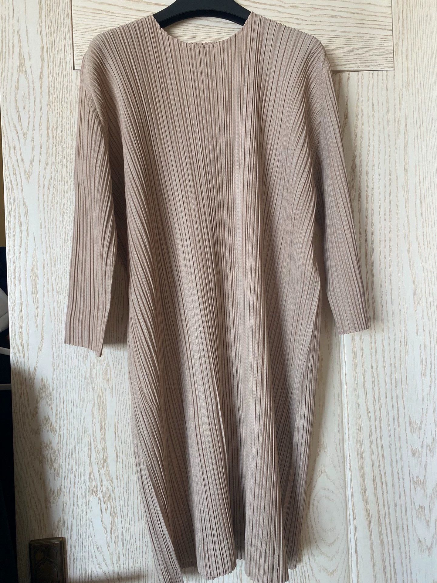 Issey Miyake issey miyake Mixed cotton pleated dress Size US 30 / EU 46 - 1 Thumbnail